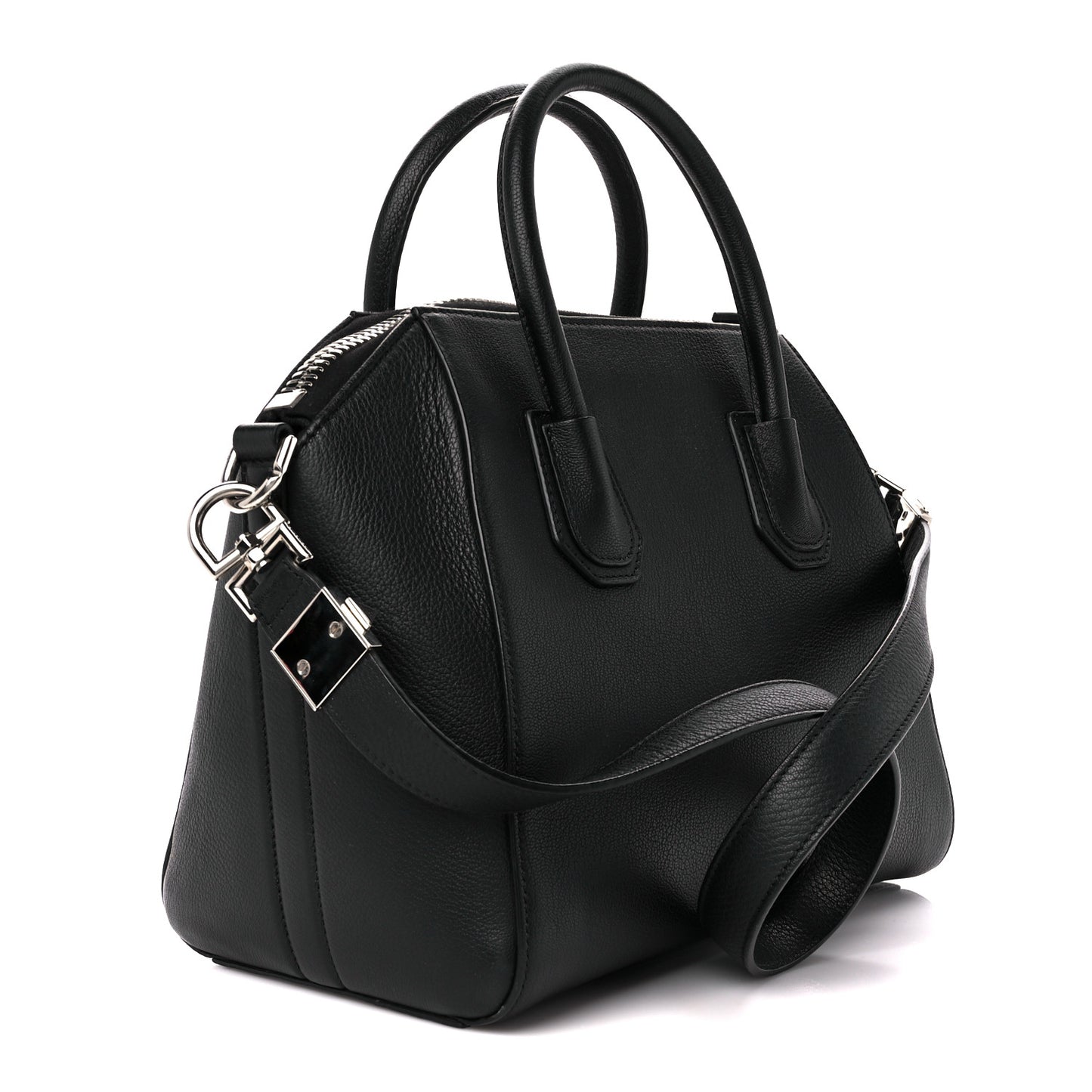 Sugar Goatskin Small Antigona Black