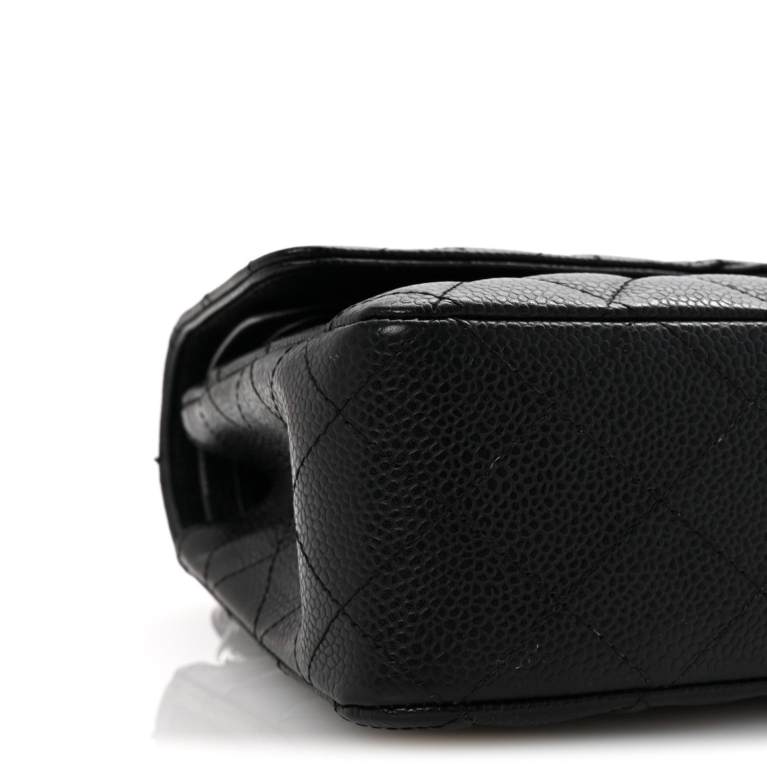 Chanel Caviar Quilted Medium Double Flap Black 9 of 10