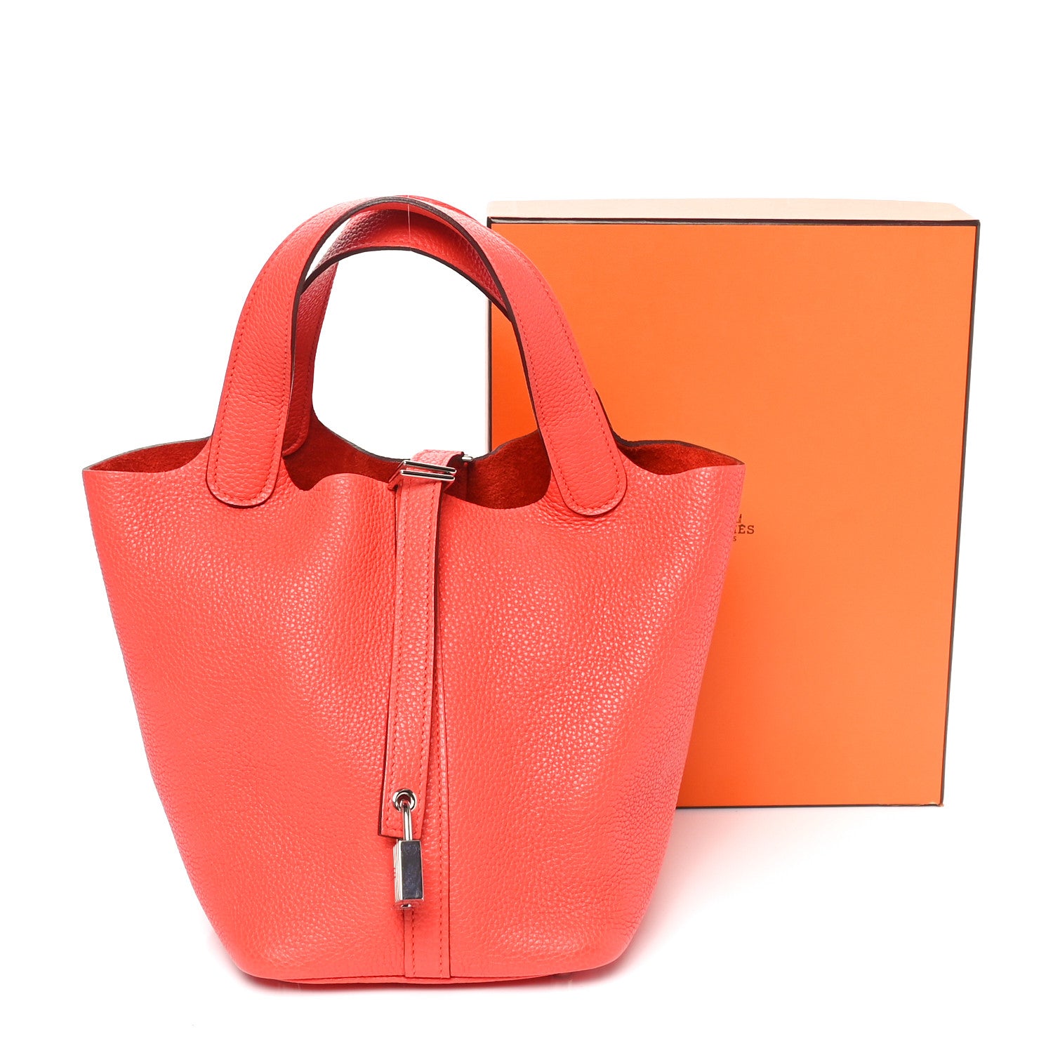Hermes Taurillon Clemence Picotin Lock 18 PM Rouge Pivoine 11 of 11