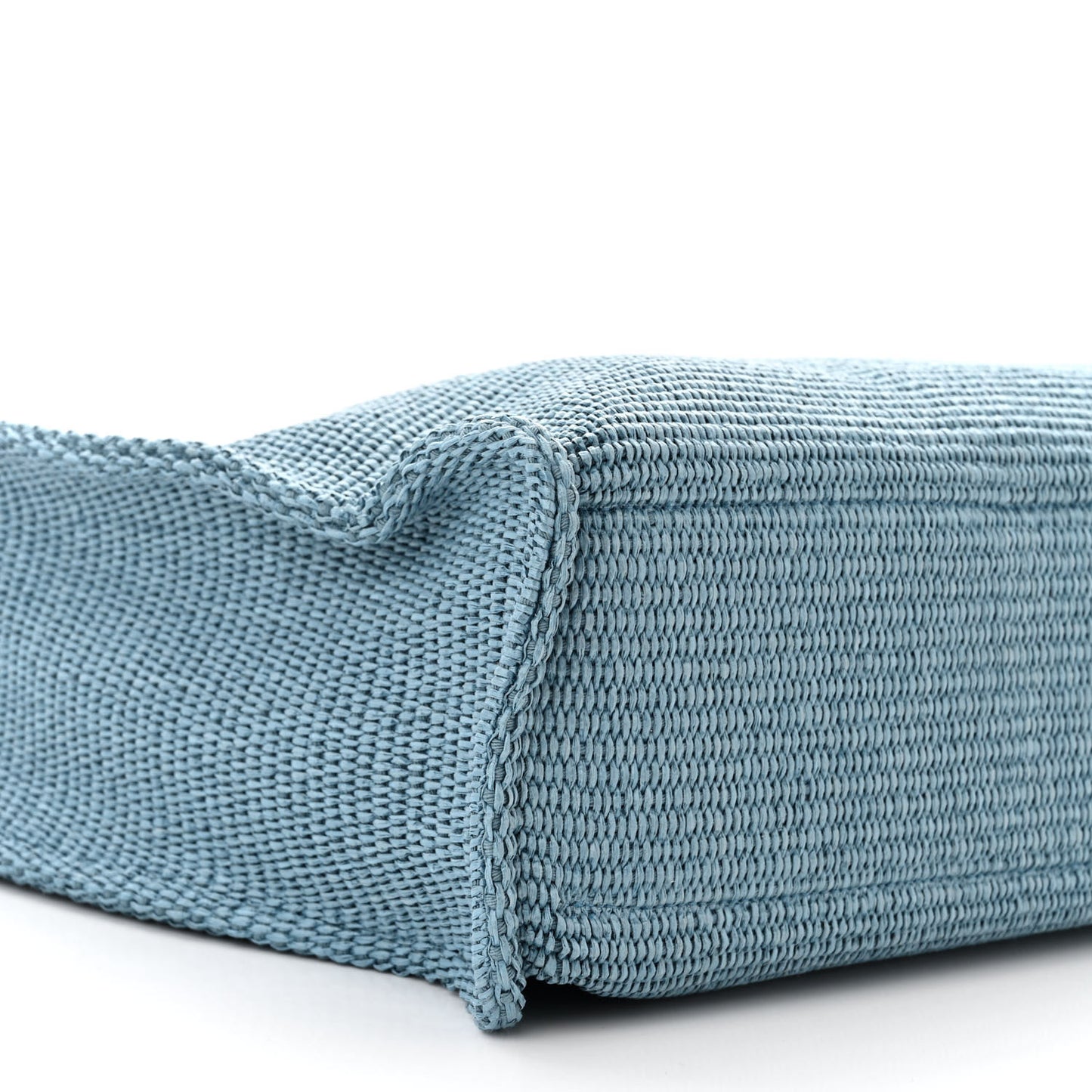 Raffia Large G Shopping Tote Blue