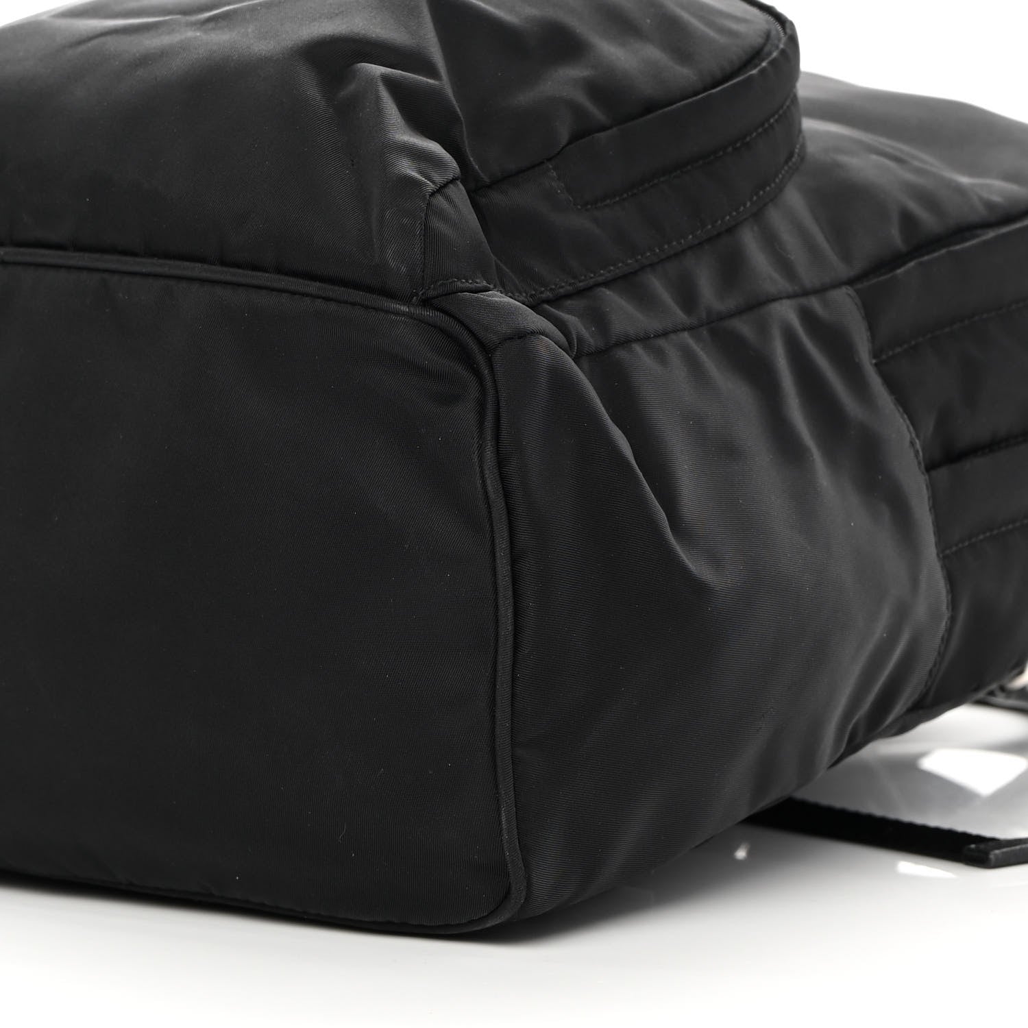 Prada Tessuto Nylon Medium Dome Backpack Black 12 of 15
