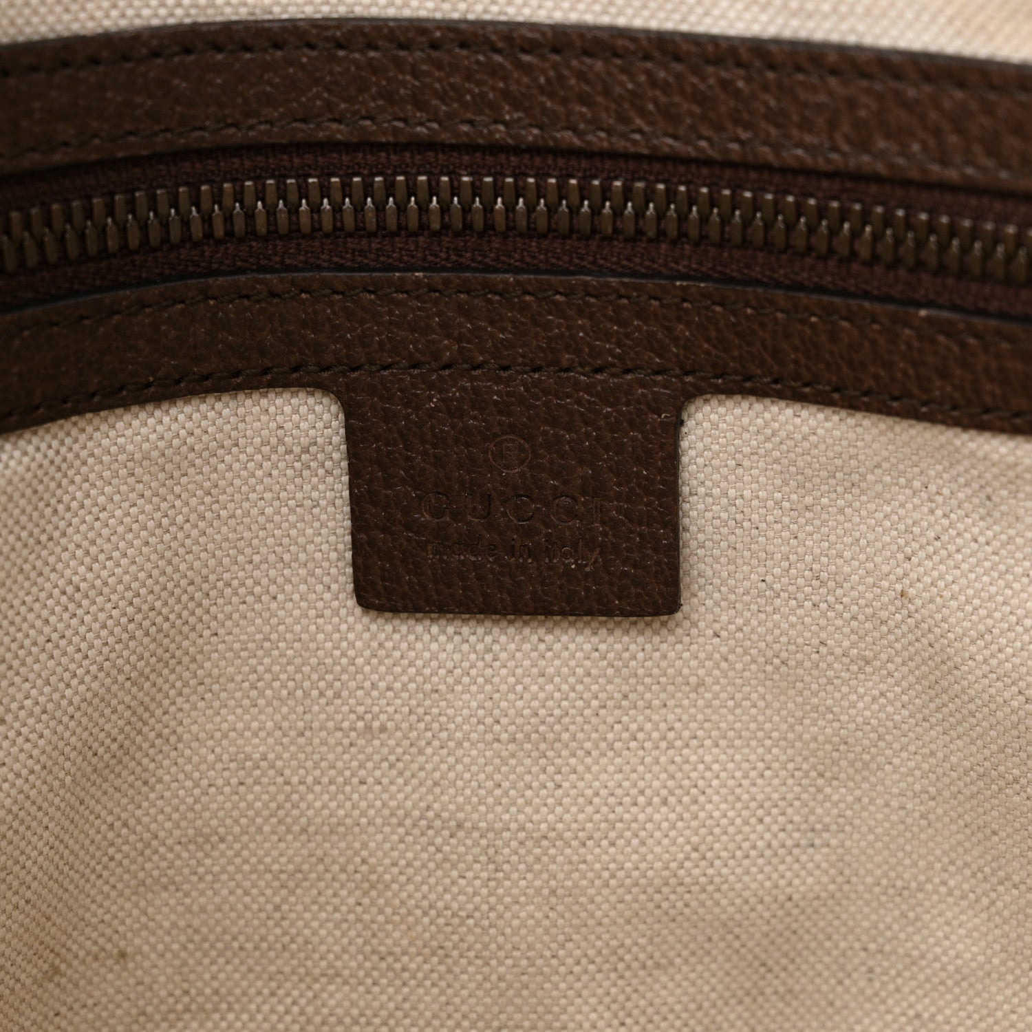 Gucci GG Supreme Monogram Web Small Ophidia Half Moon Hobo Brown 6 of 12