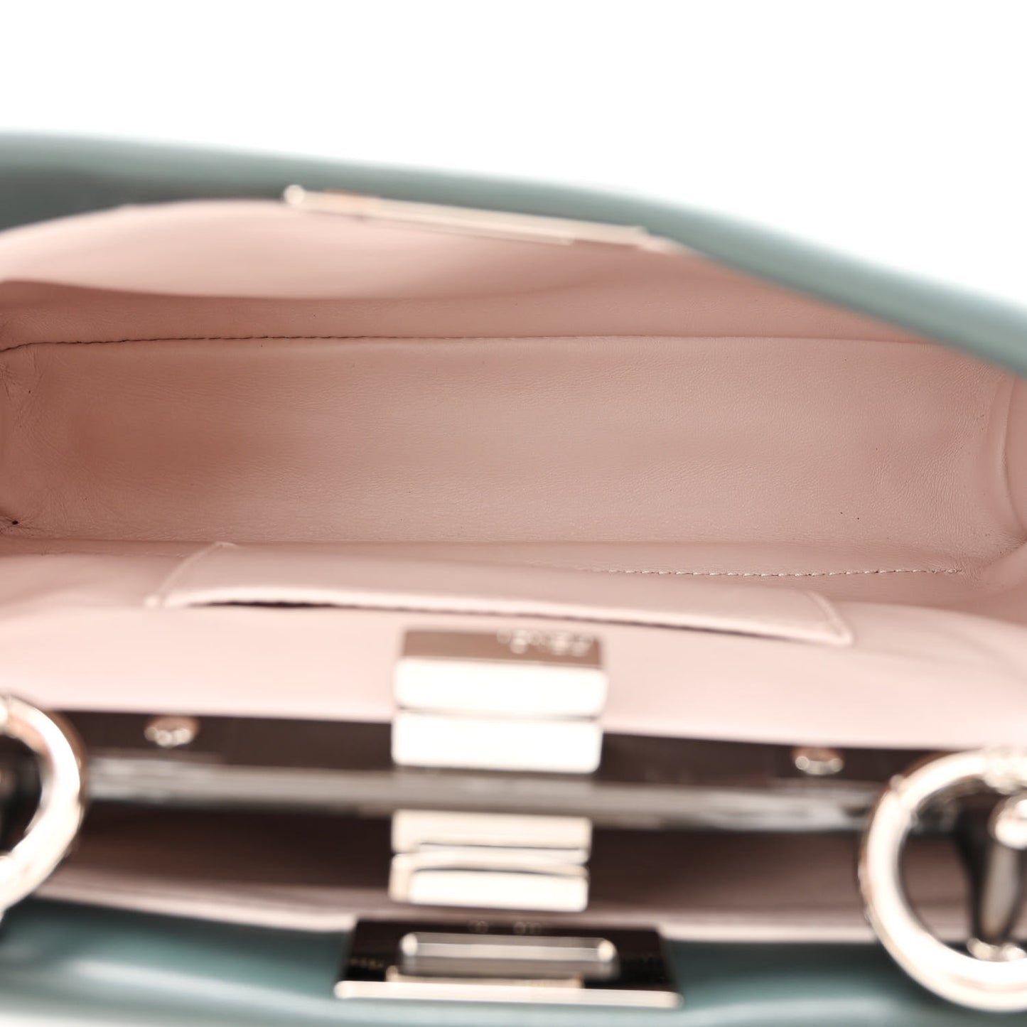 Nappa Colorblock Mini Peekaboo Iconic Satchel Malachite Moresco Rosa Doll