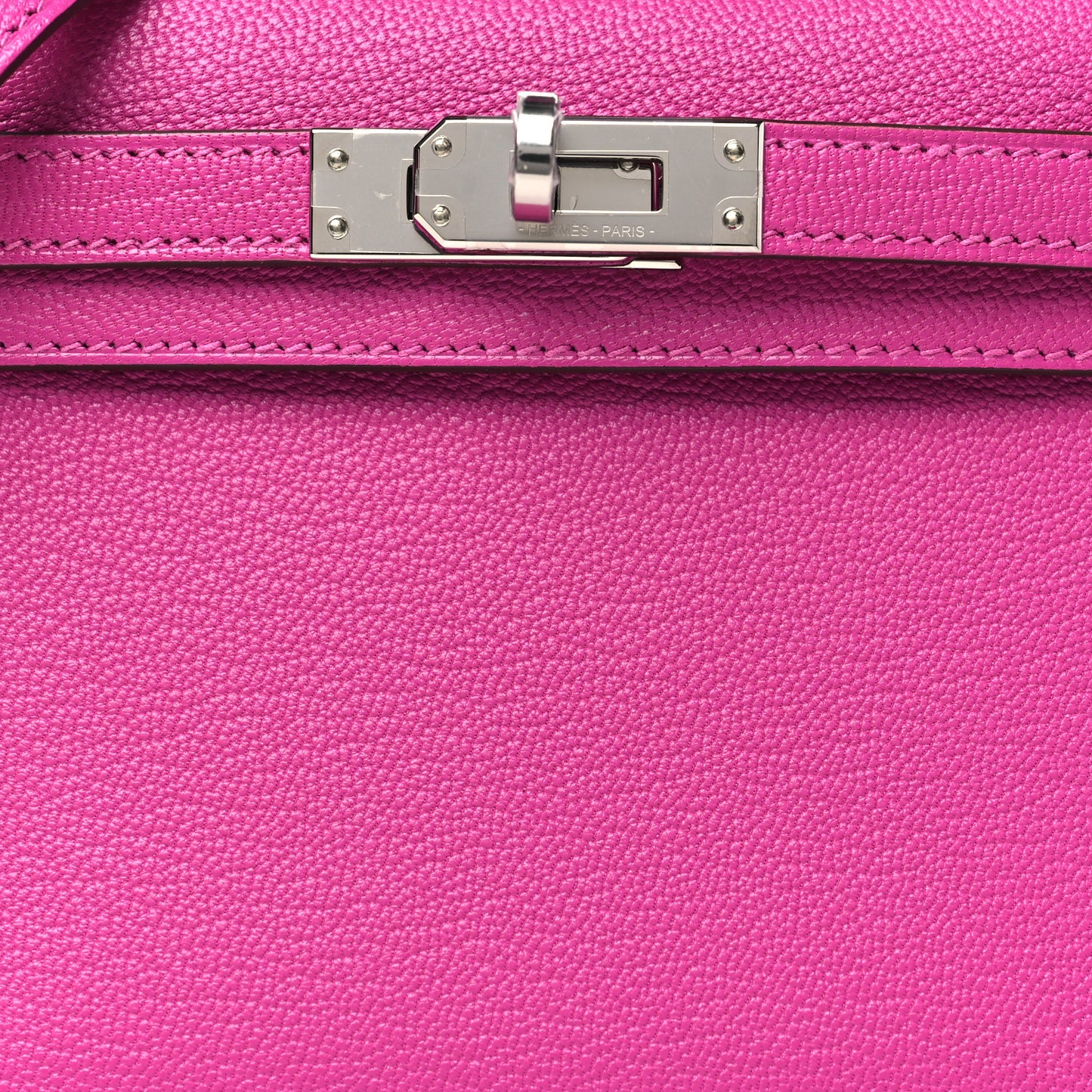 Chevre Mysore Mini Kelly Sellier 20 Rose Pourpre