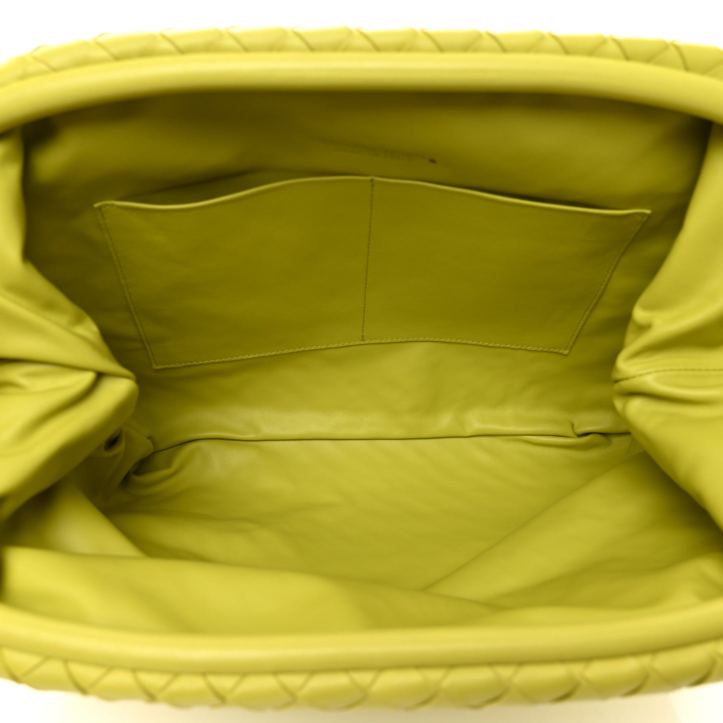 Nappa Intrecciato BV Clasp Document Case Kiwi