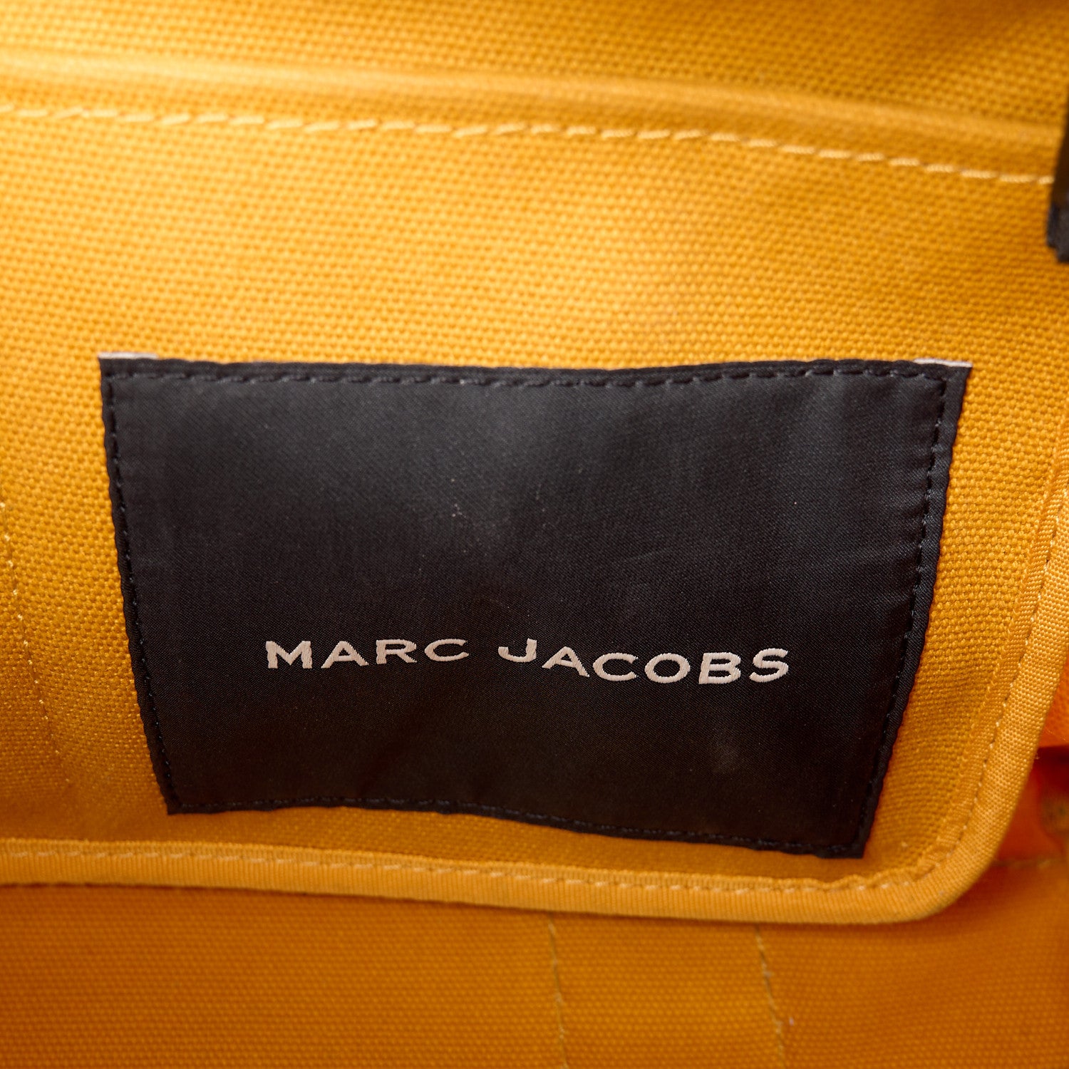 Marc Jacobs Cotton Canvas Medium The Traveler Tote Bag Sunflower 7 of 13