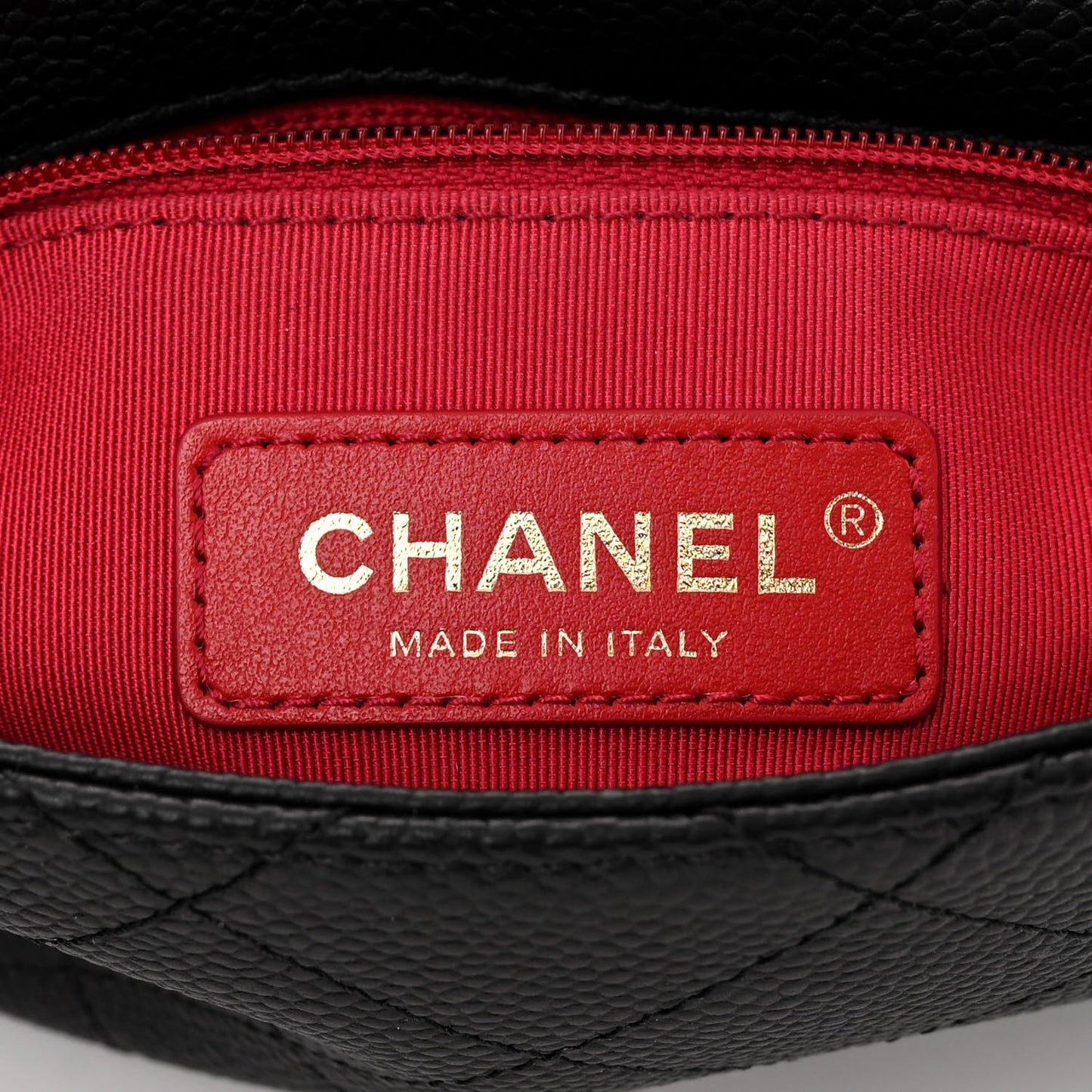 Caviar Quilted Small City Walk Flap Black