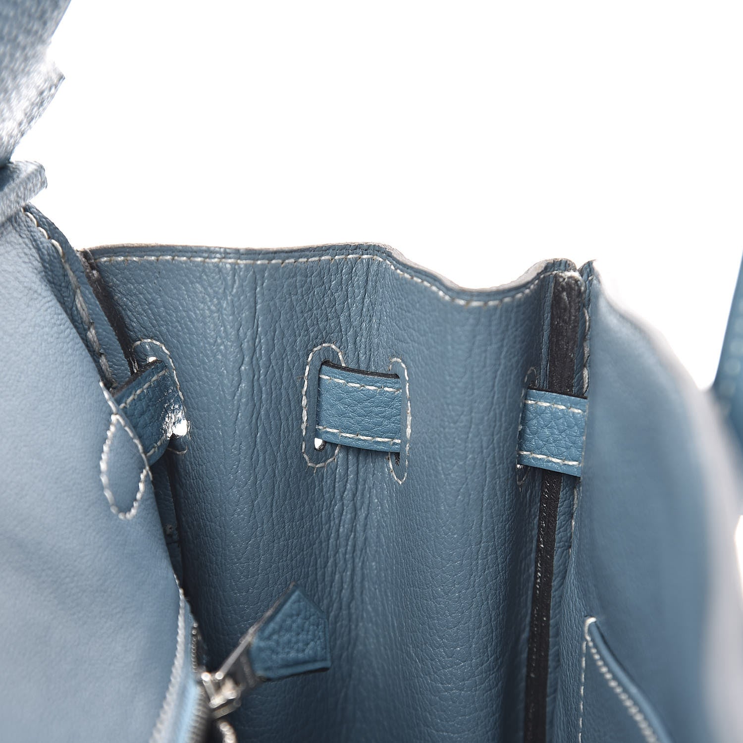 Hermes Togo Birkin 25 Blue Jean 10 of 36