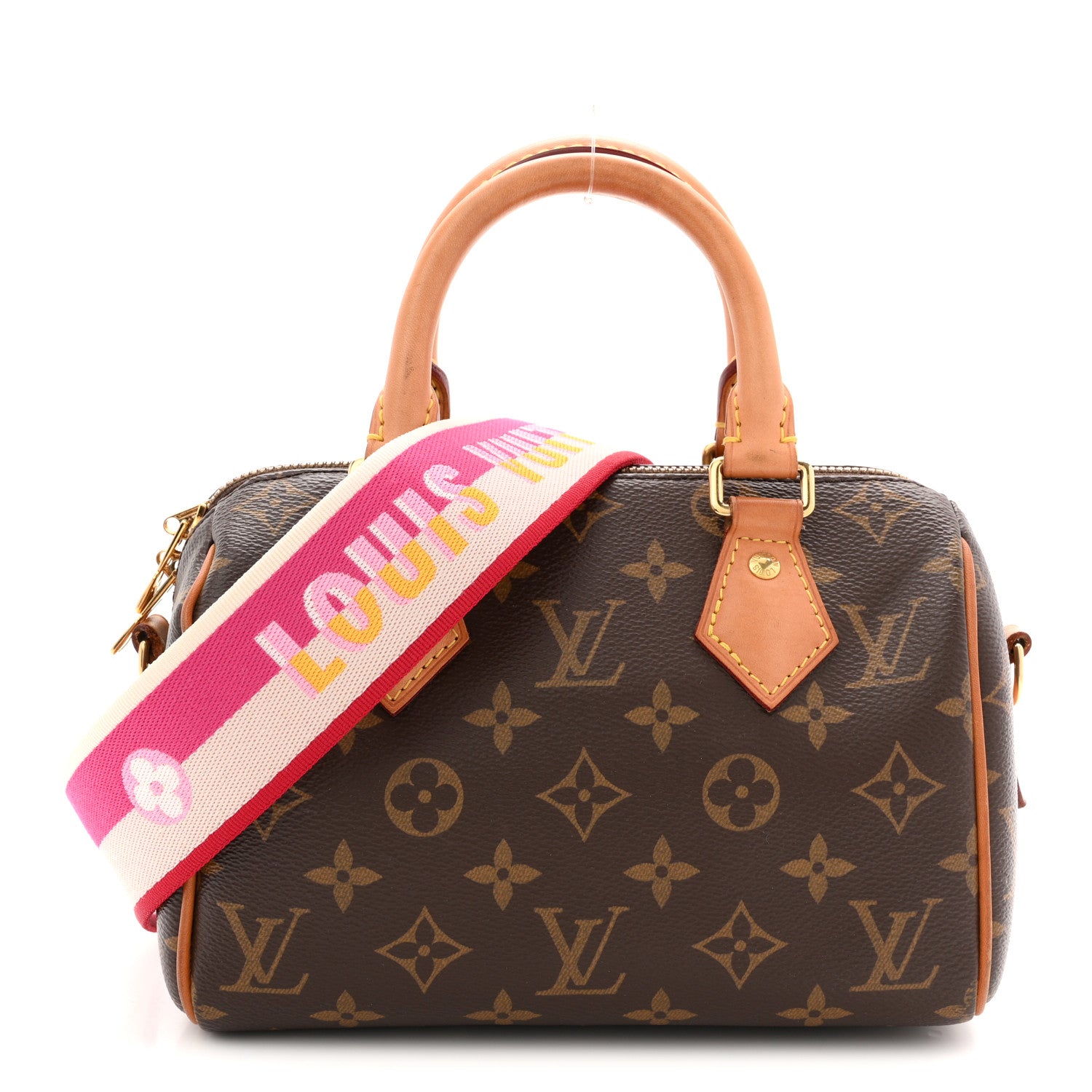 Louis Vuitton Monogram Speedy Bandouliere 20 Fuchsia 1867888