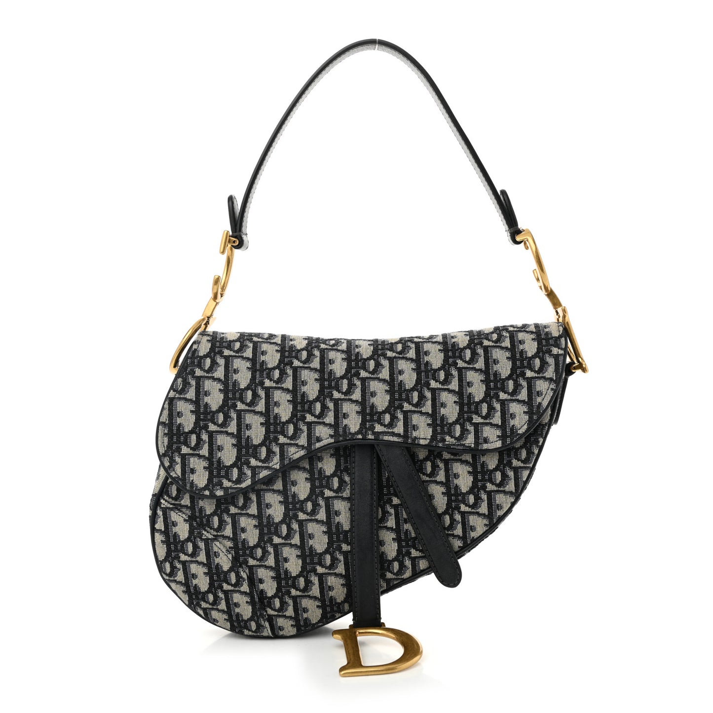 Oblique Saddle Bag Blue