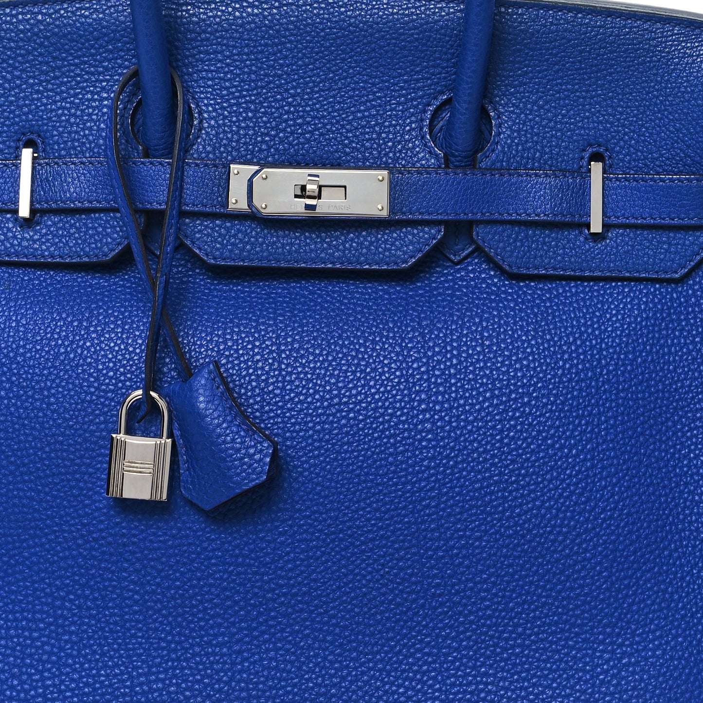 Togo Birkin 35 Bleu Electrique