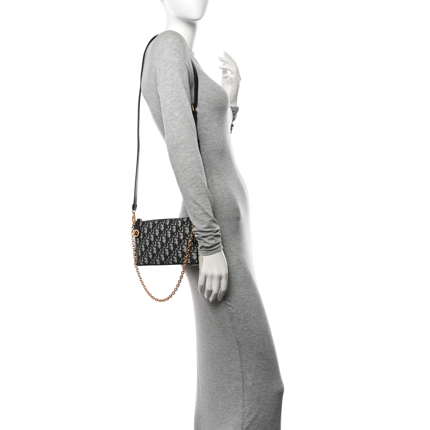 Oblique 30 Montaigne Midi Mini Messenger Bag Blue