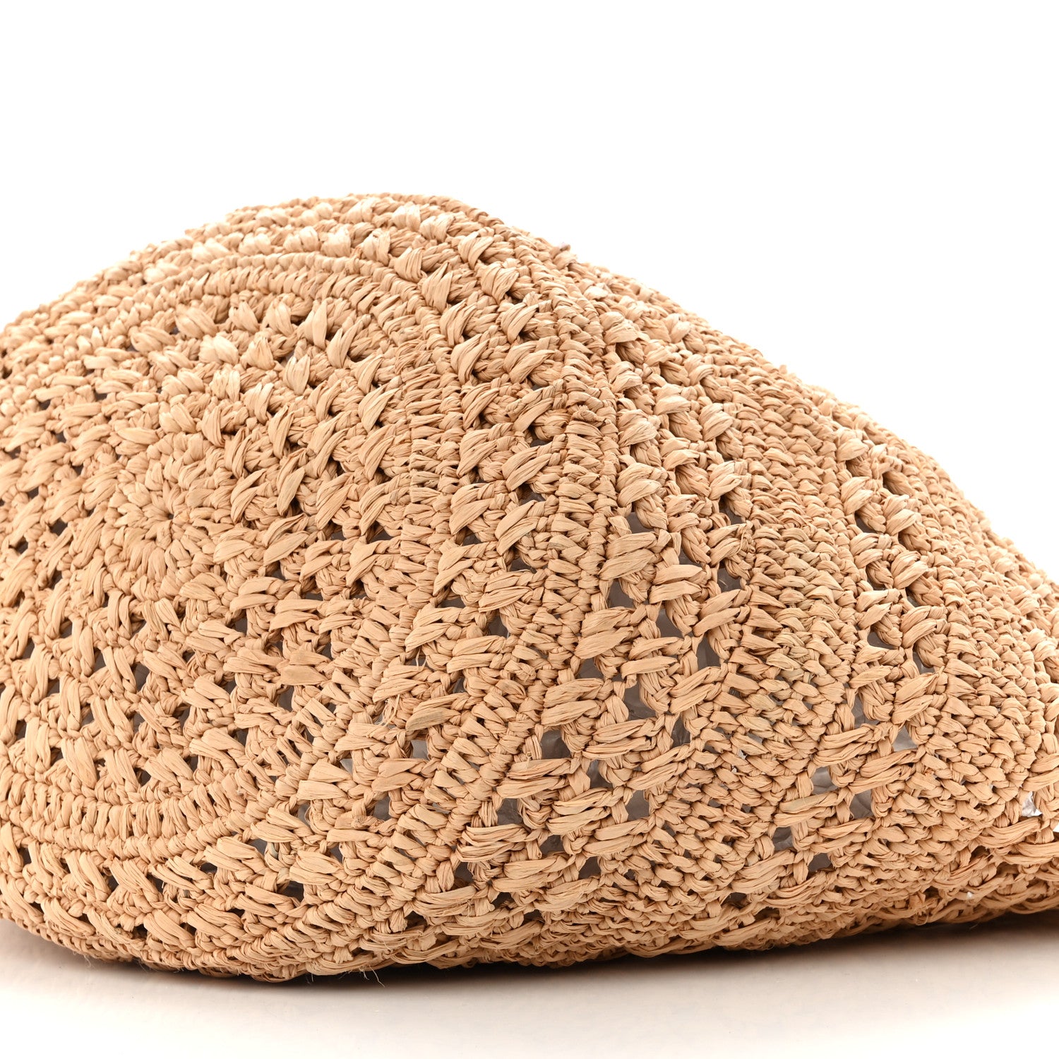 Saint Laurent Raffia Calfskin Small Panier Tote Naturel 10 of 10