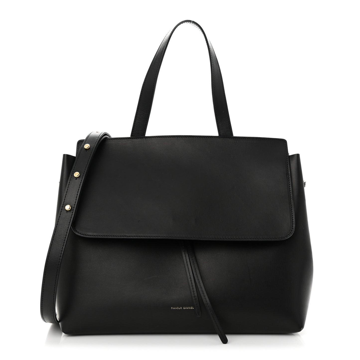 Calfskin Lady Bag Black Flamma