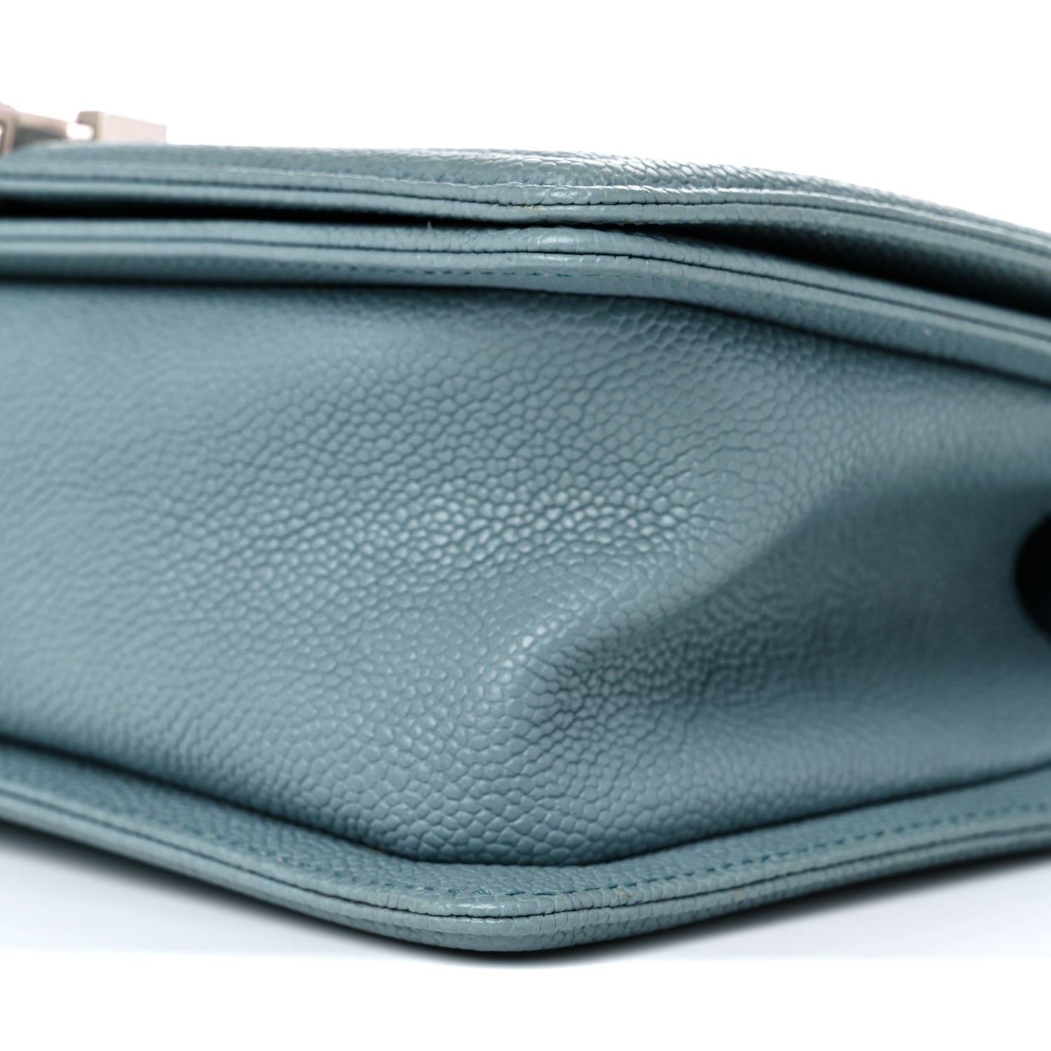 Chanel Caviar Quilted Medium Boy Flap Light Blue 8 of 9