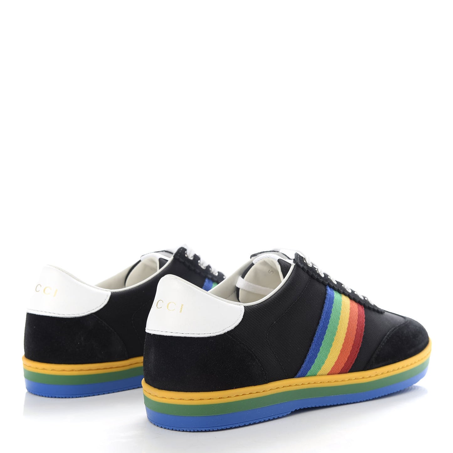 Suede Rainbow Womens G74 Sneakers 35 Black