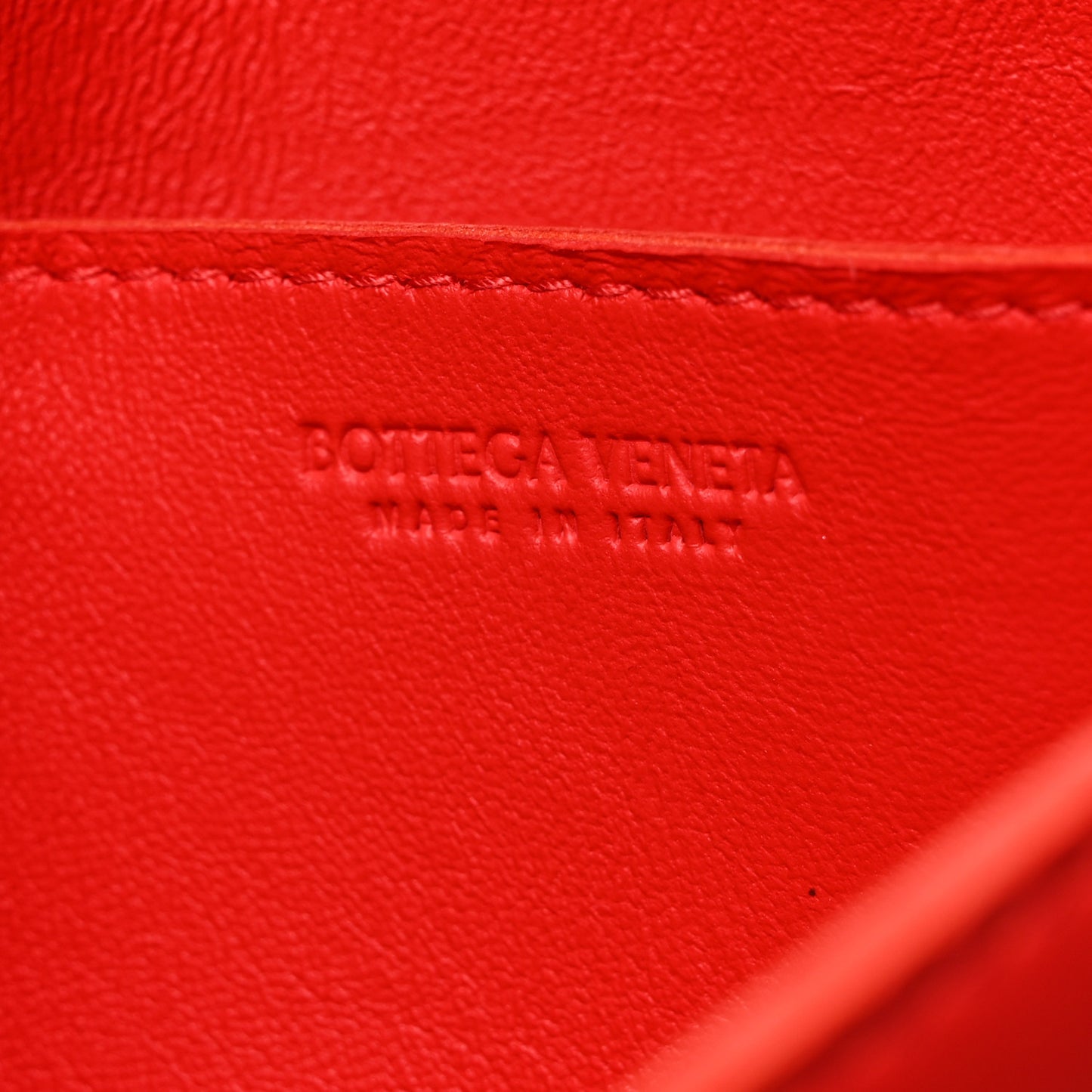 Lambskin Maxi Intrecciato Small Cassette Crossbody Bag Redstone