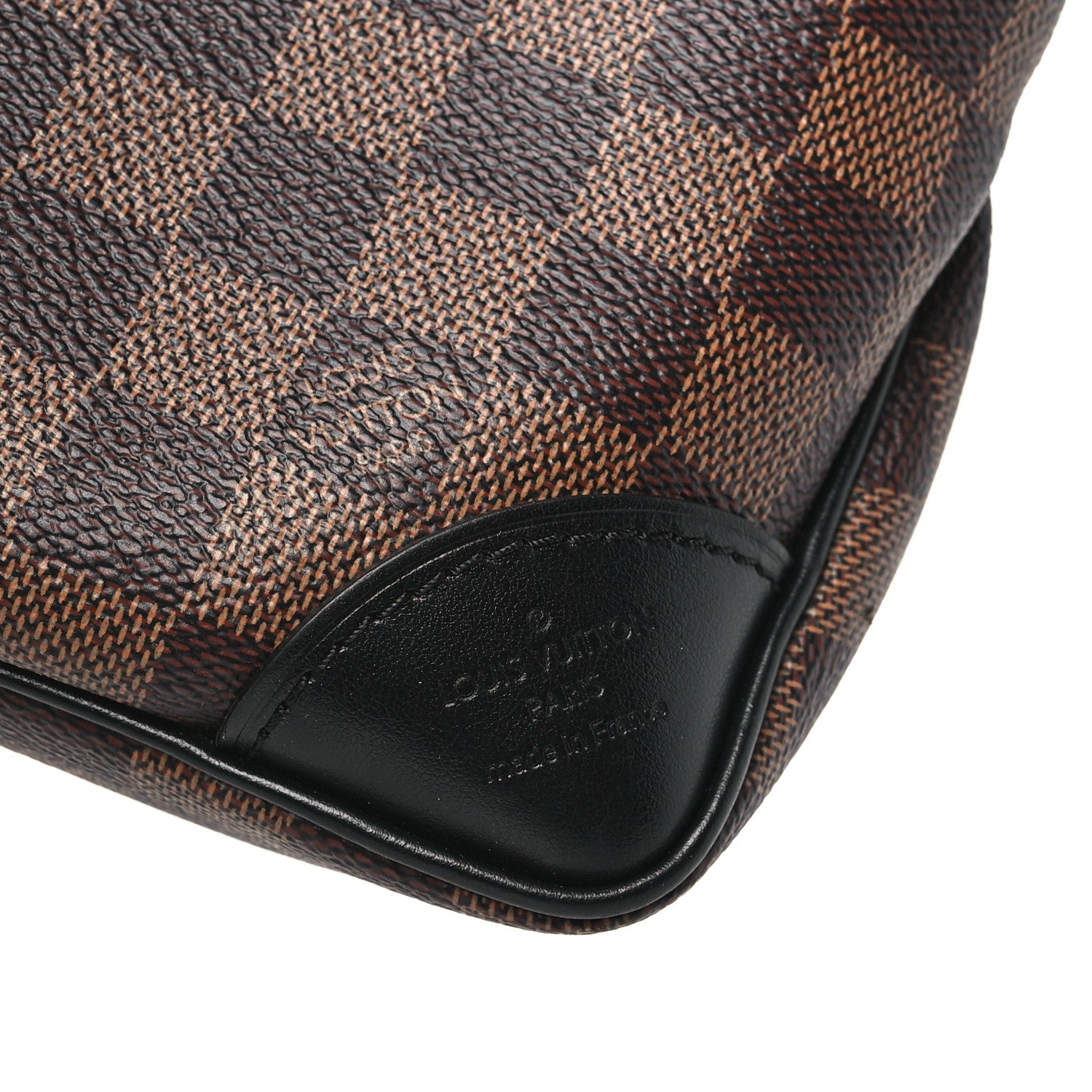 Louis Vuitton Damier Ebene Odeon PM Black 6 of 9