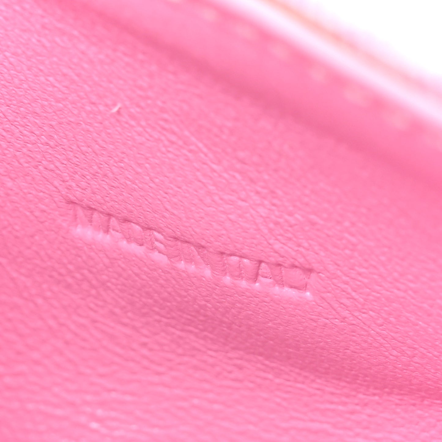 Washed Denim BB Monogram Hourglass Top Handle Bag XS Pink