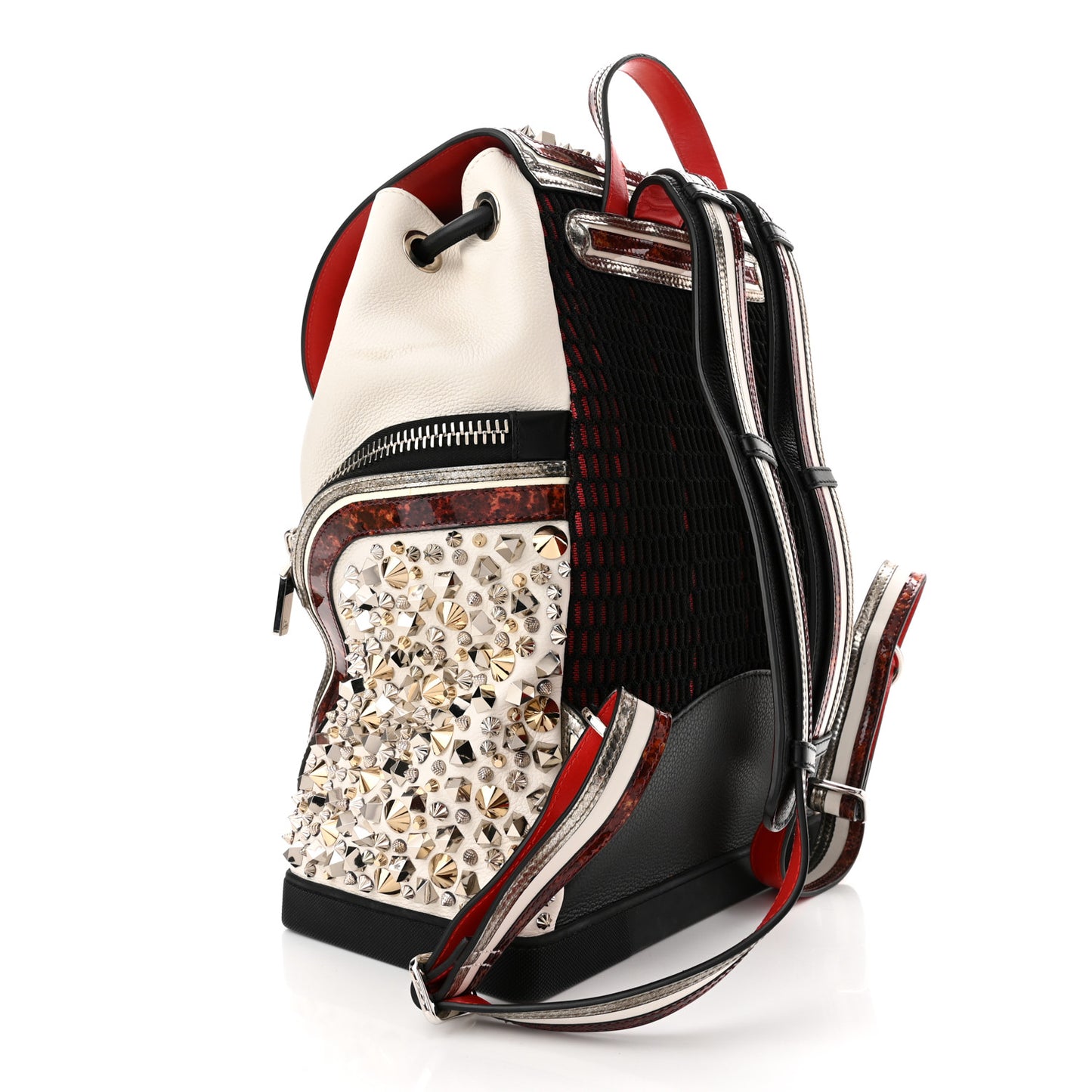 Calfskin Spiked Explorafunk Backpack