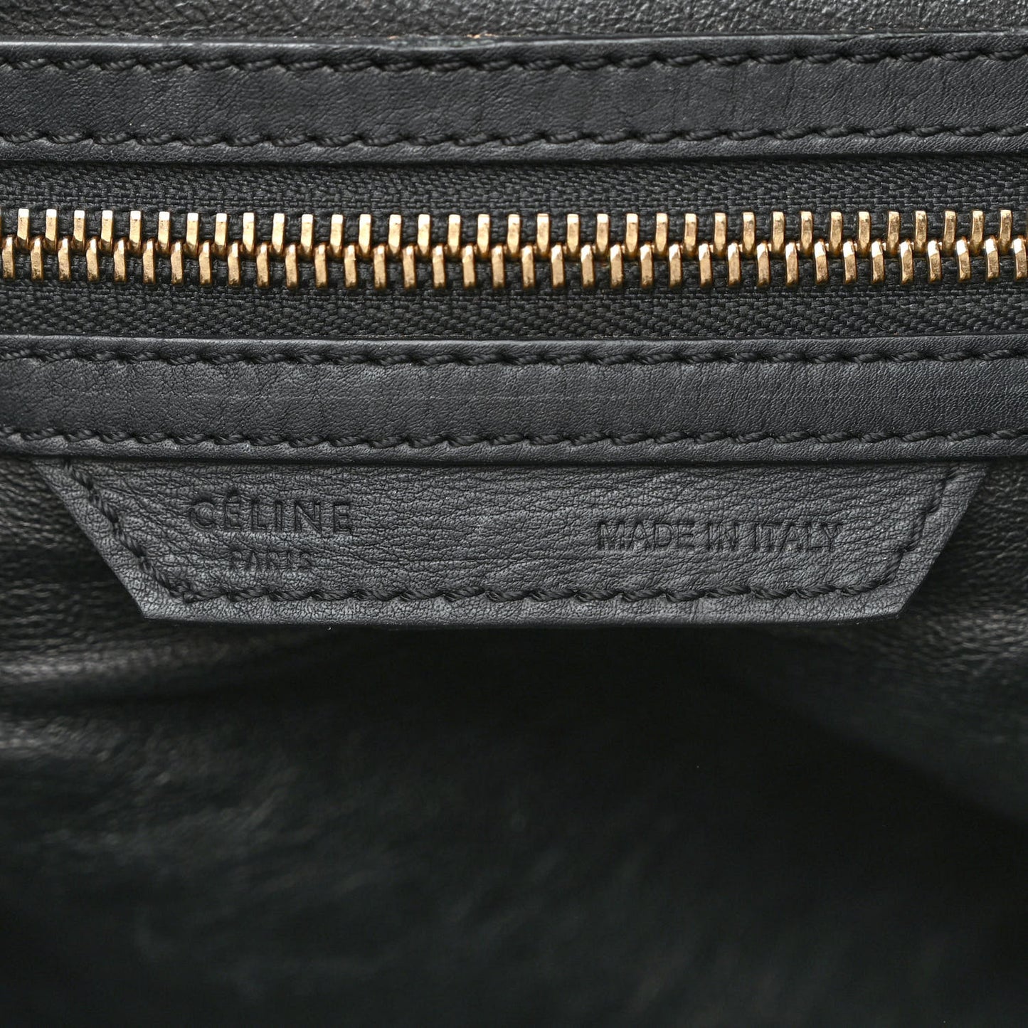 Smooth Calfskin Mini Luggage Black