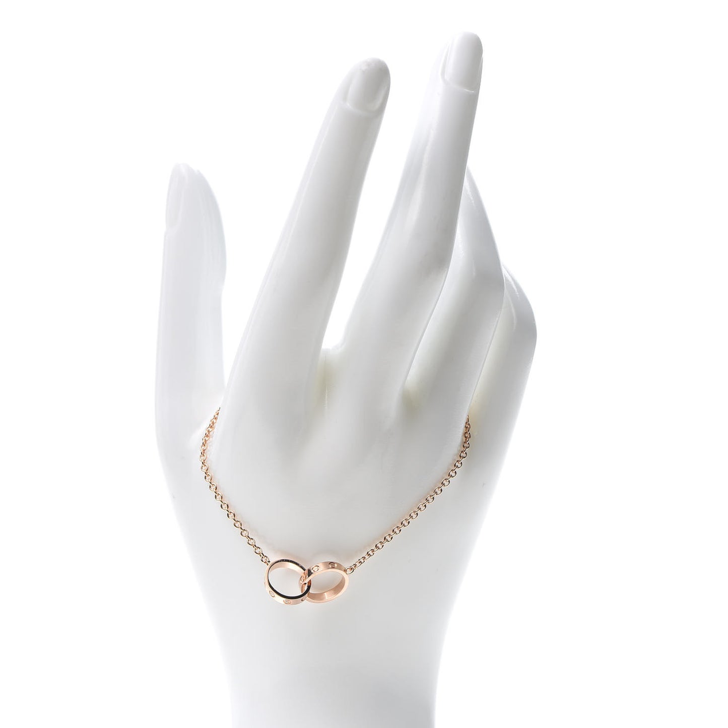 18K Pink Gold Interlocking LOVE Bracelet