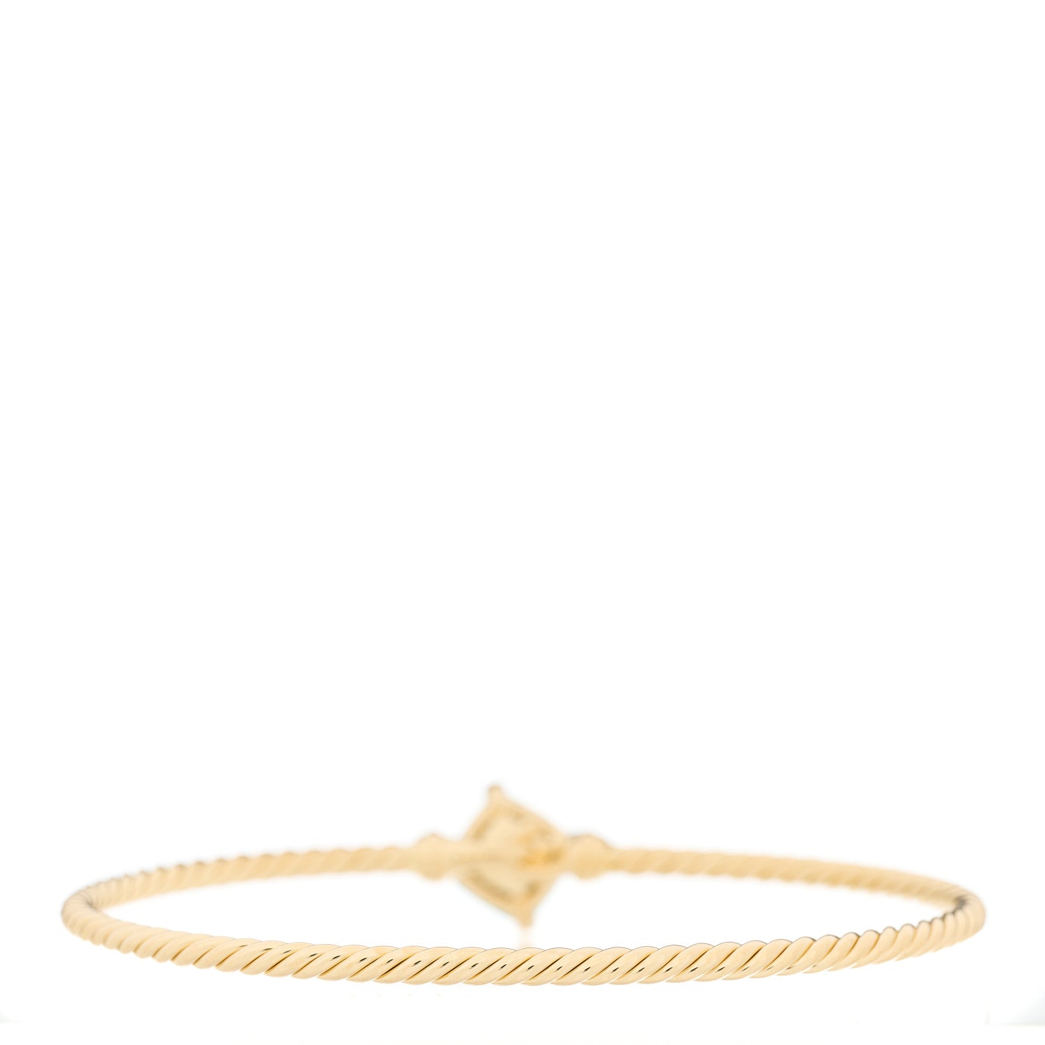 David Yurman 18K Yellow Gold Diamond Turquoise Chatelaine Bracelet 2 of 3