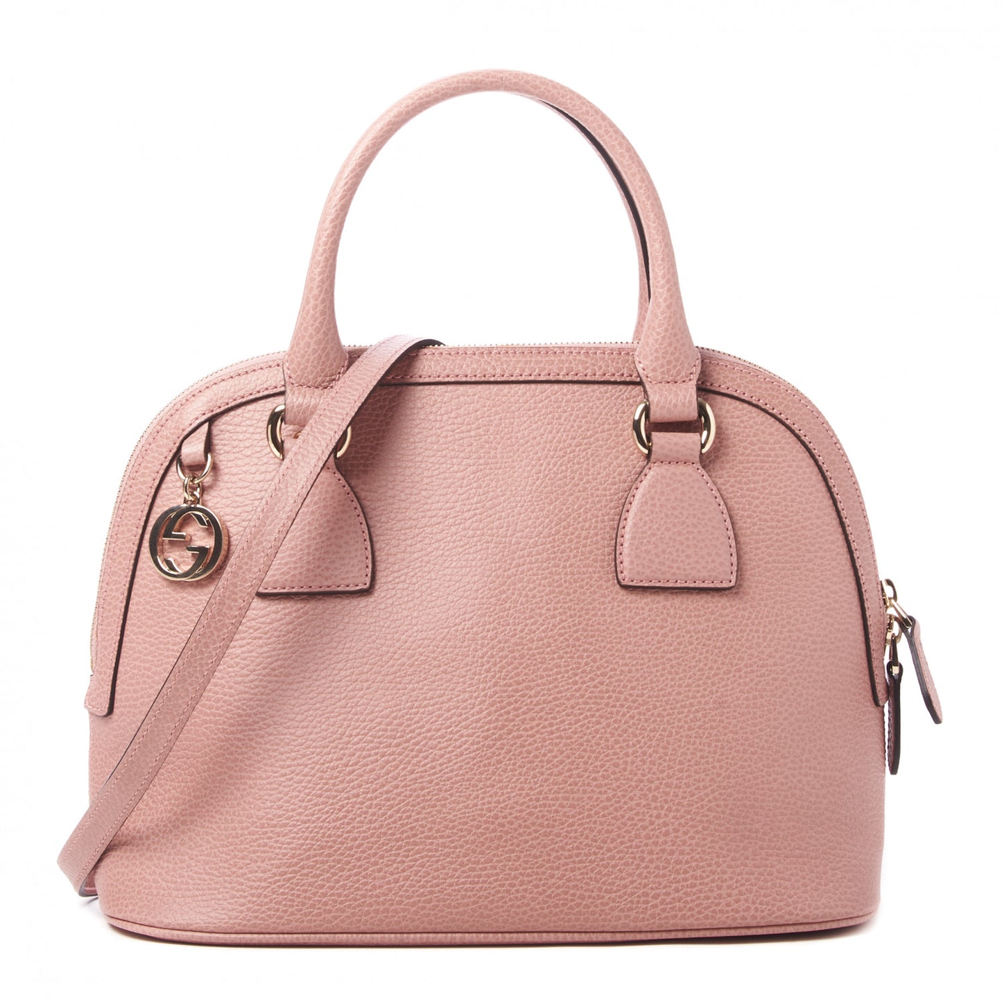 Calfskin Medium Dome Bag Pink