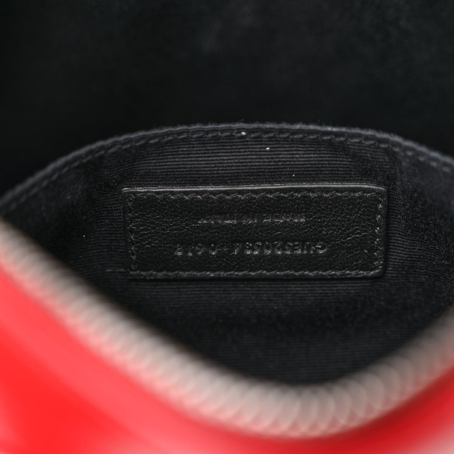 Calfskin Matelasse Monogram Lou Camera Bag Red