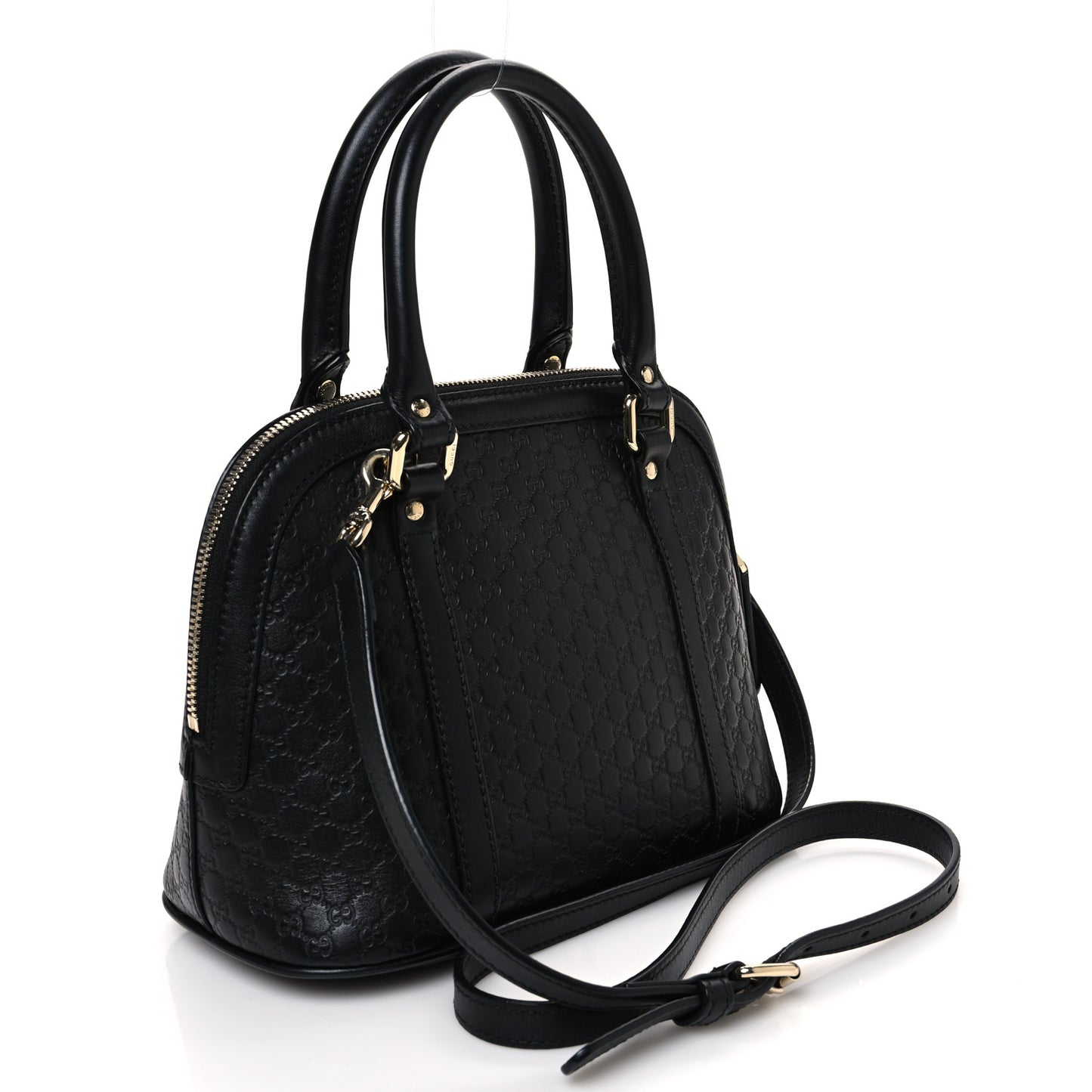 Microguccissima Mini Dome Bag Black