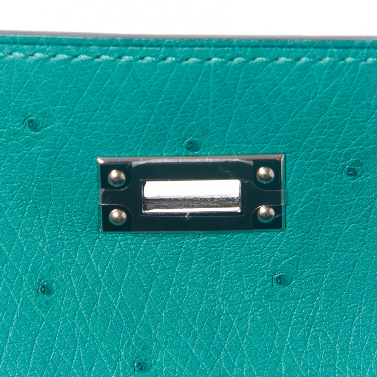 Ostrich Kelly Sellier 25 Vert Verone