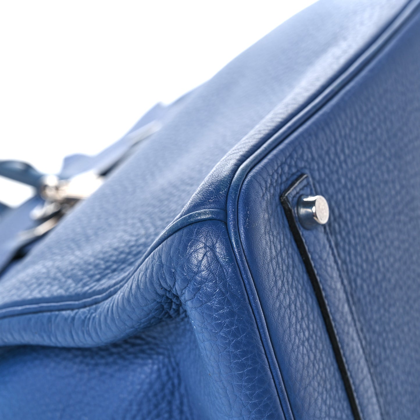 Taurillon Clemence Birkin 35 Bleu Brighton
