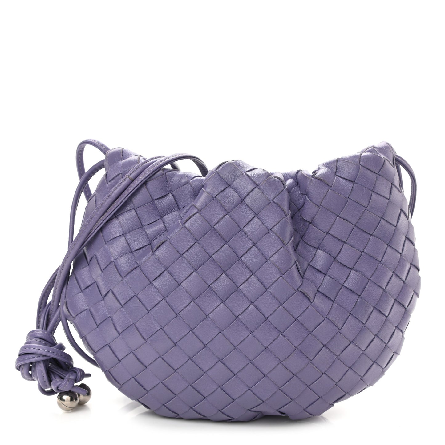 Nappa Intrecciato Mini Bulb Lavender