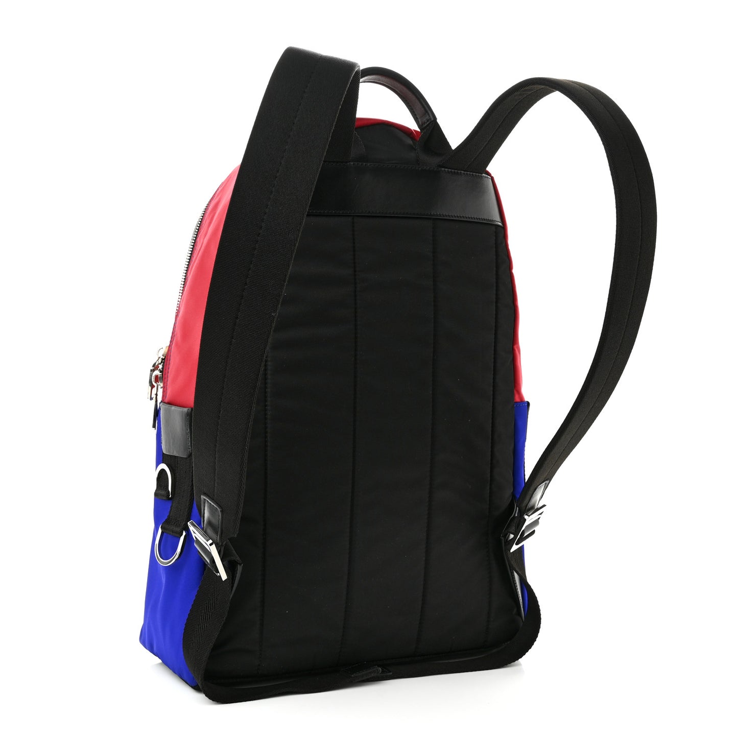 Nylon Super Pig Backpack Red Multicolor