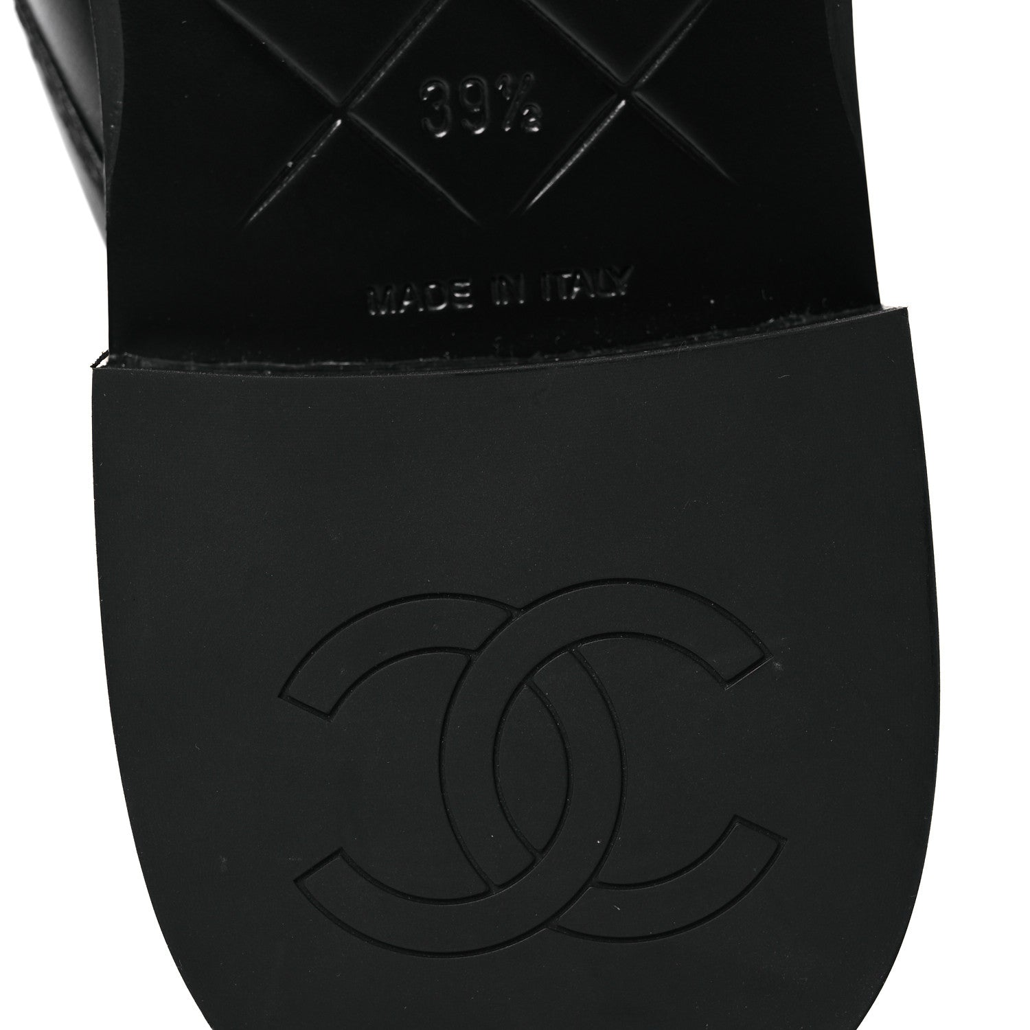 Chanel Lambskin Quilted CC Turnlock Mules 39.5 Black 8 of 13