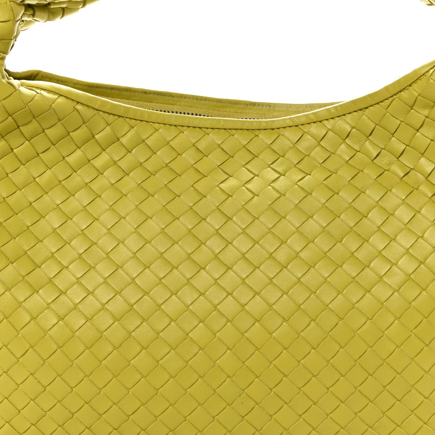 Nappa Intrecciato Medium Veneta Hobo Buttercup