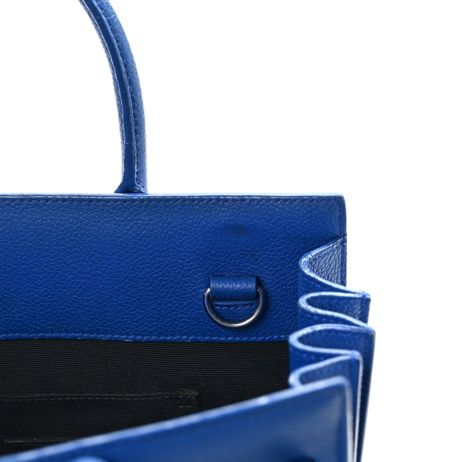 Saint Laurent Calfskin Nano Sac De Jour Royal Blue 11 of 14