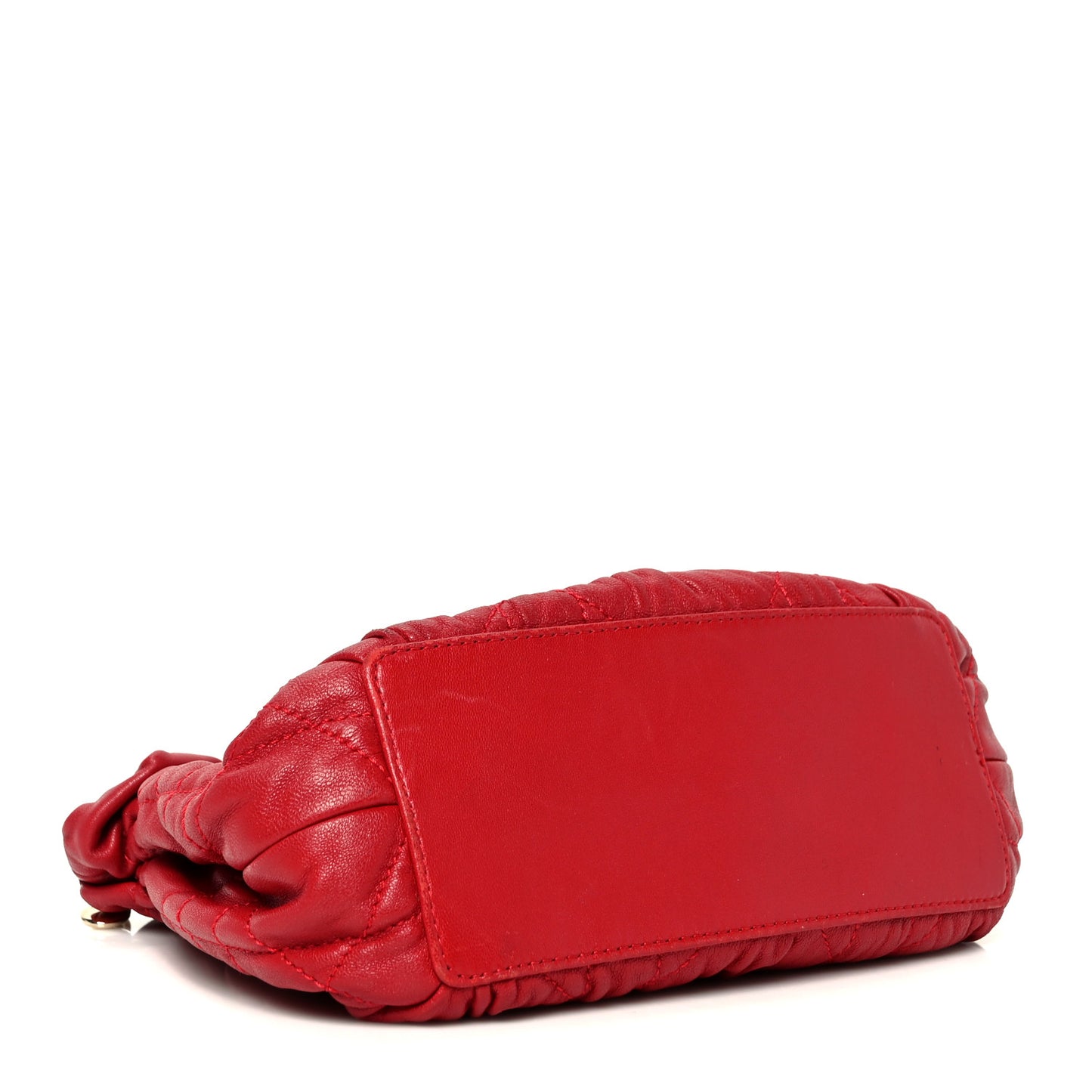 Gaufre Lambskin Cannage Delices Mini Bag Red