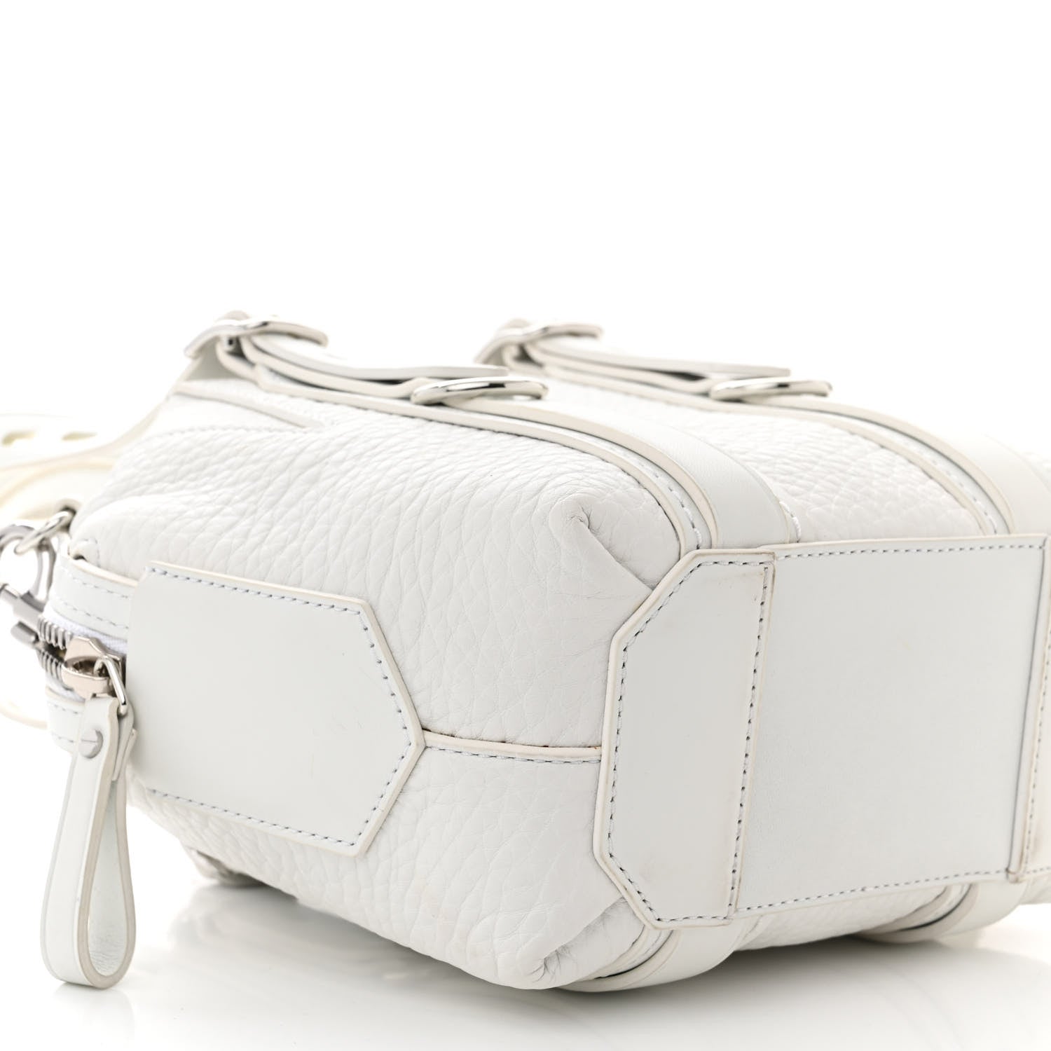 Alexander Wang Pebbled Calfskin Mini Emile White 10 of 13