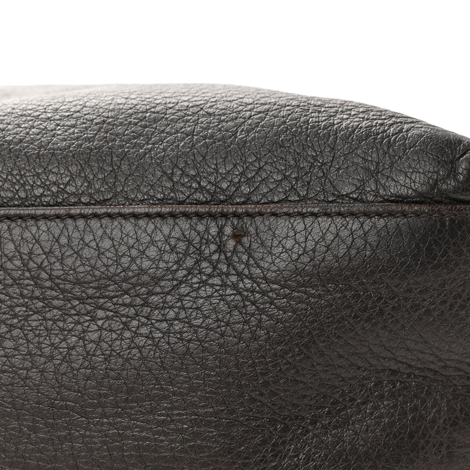 Gucci Deerskin Large Hip Bamboo Hobo Dark Cocoa 12 of 28