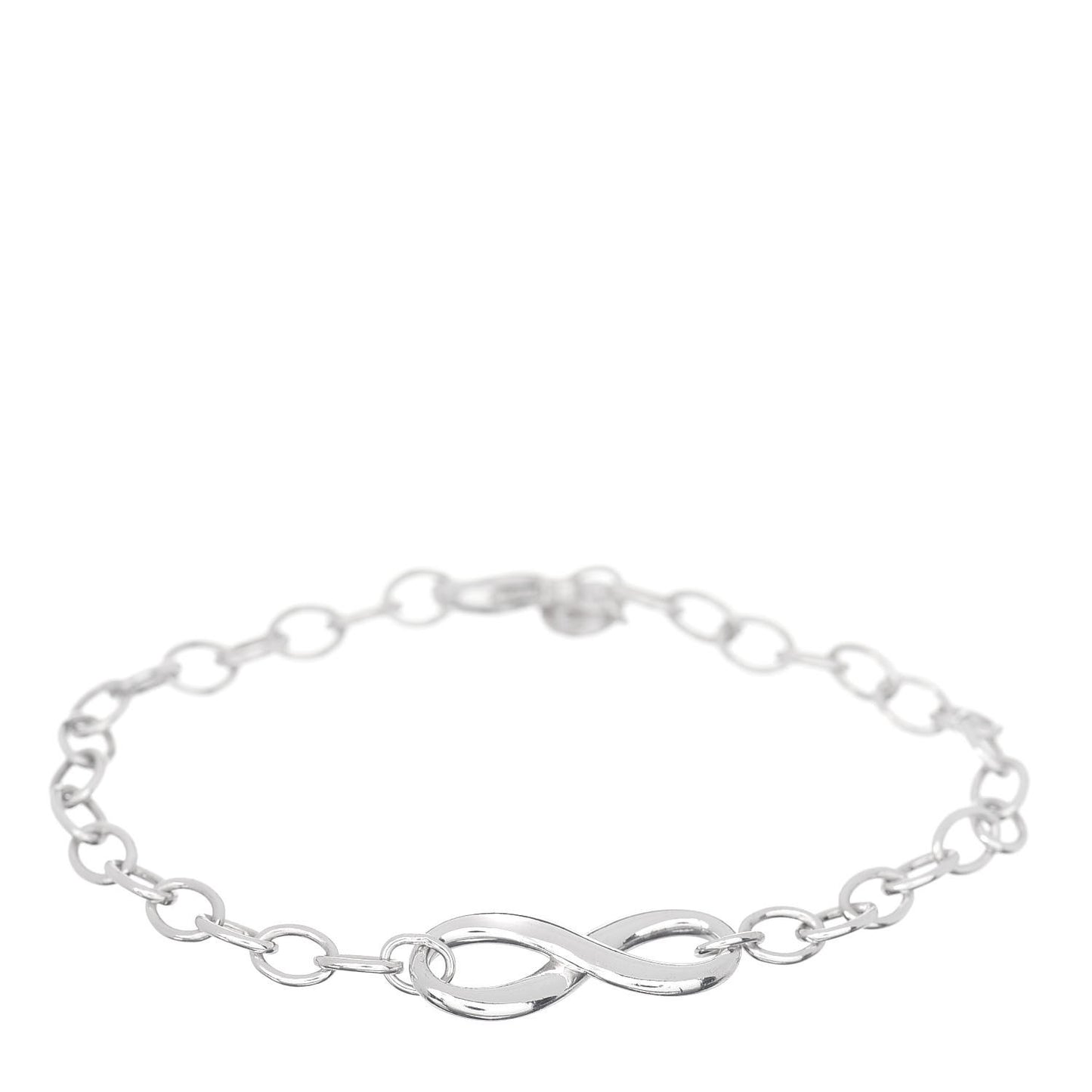 Sterling Silver Infinity Chain Bracelet