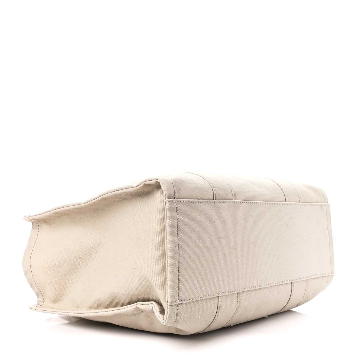 Cotton Canvas Large The Tote Bag Beige