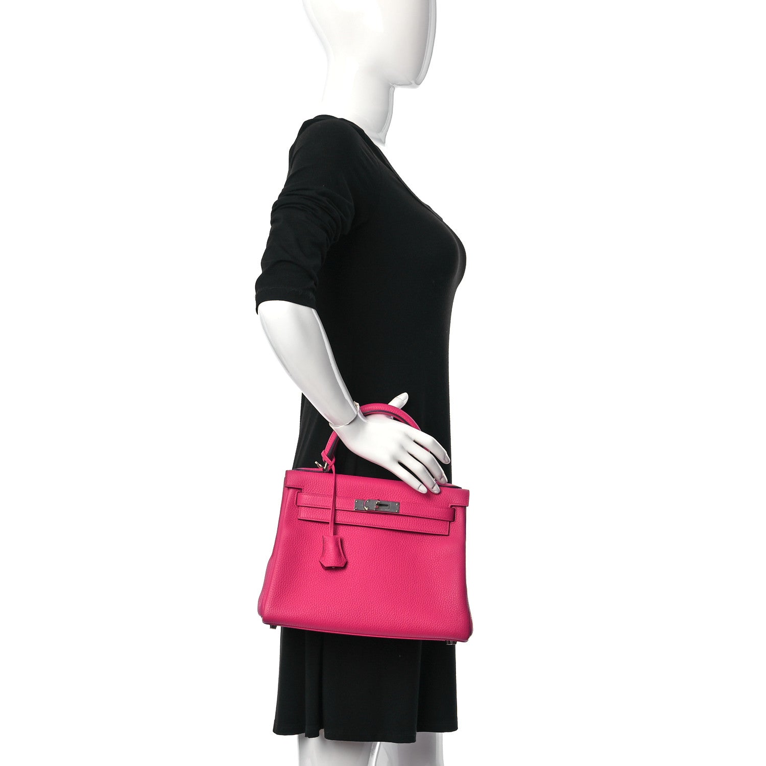 Hermes Togo Kelly Retourne 28 Rose Mexico 2 of 12