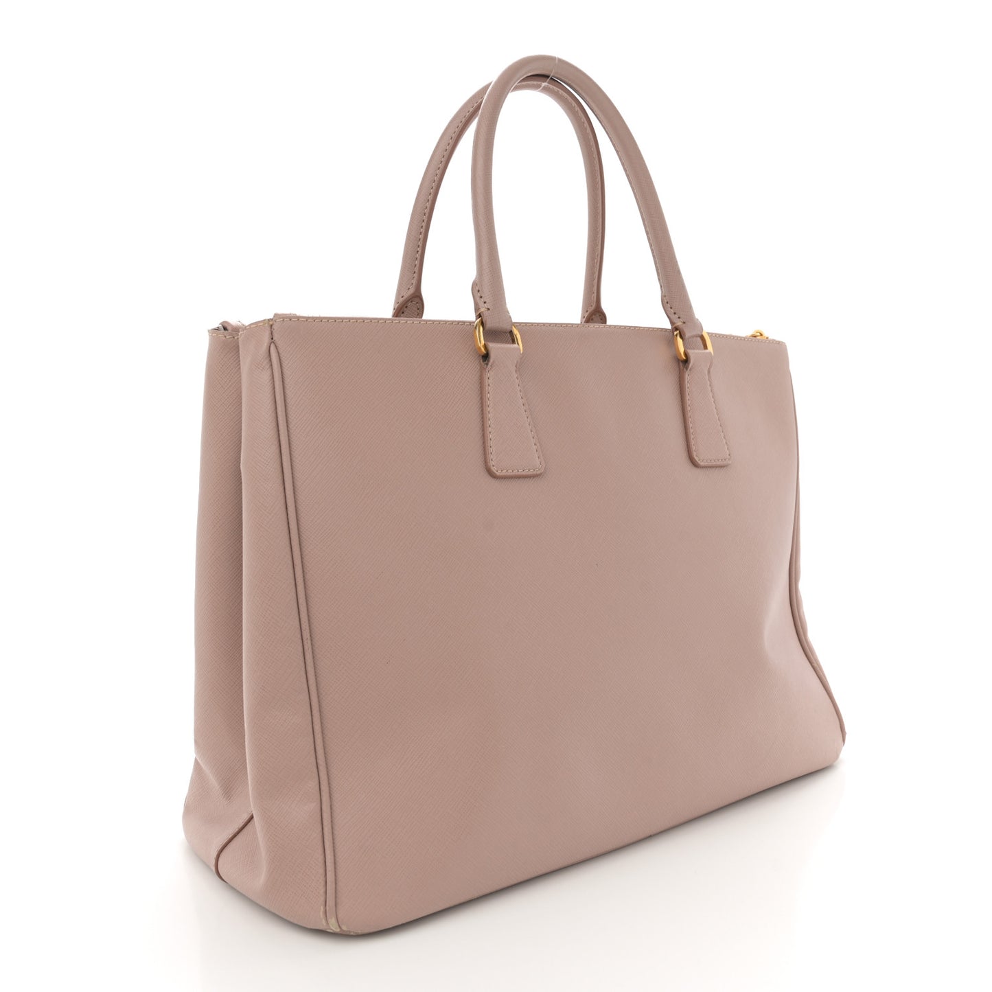 Saffiano Large Galleria Double Zip Tote Cipria