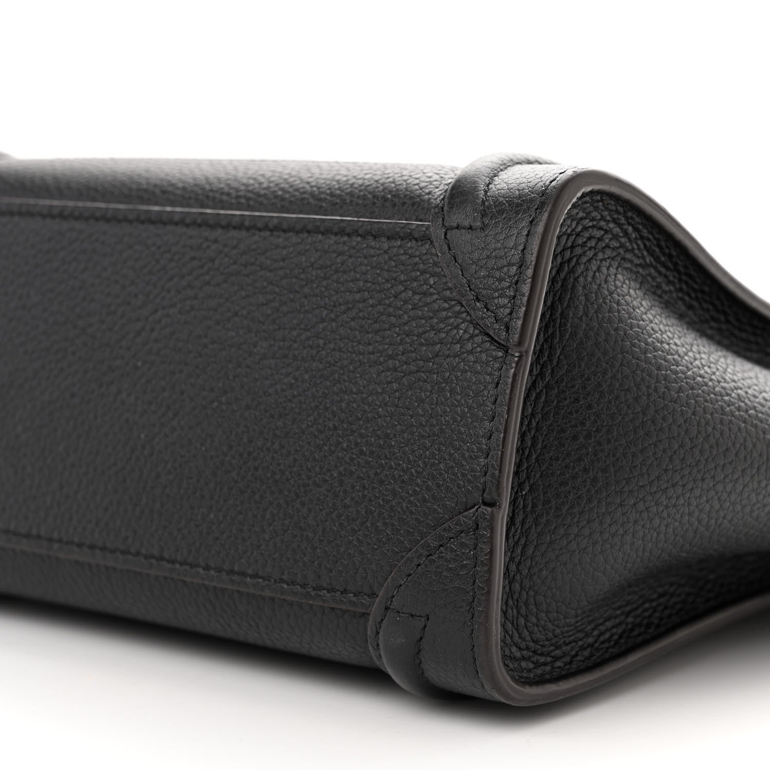 Celine Drummed Calfskin Nano Luggage Black 10 of 13