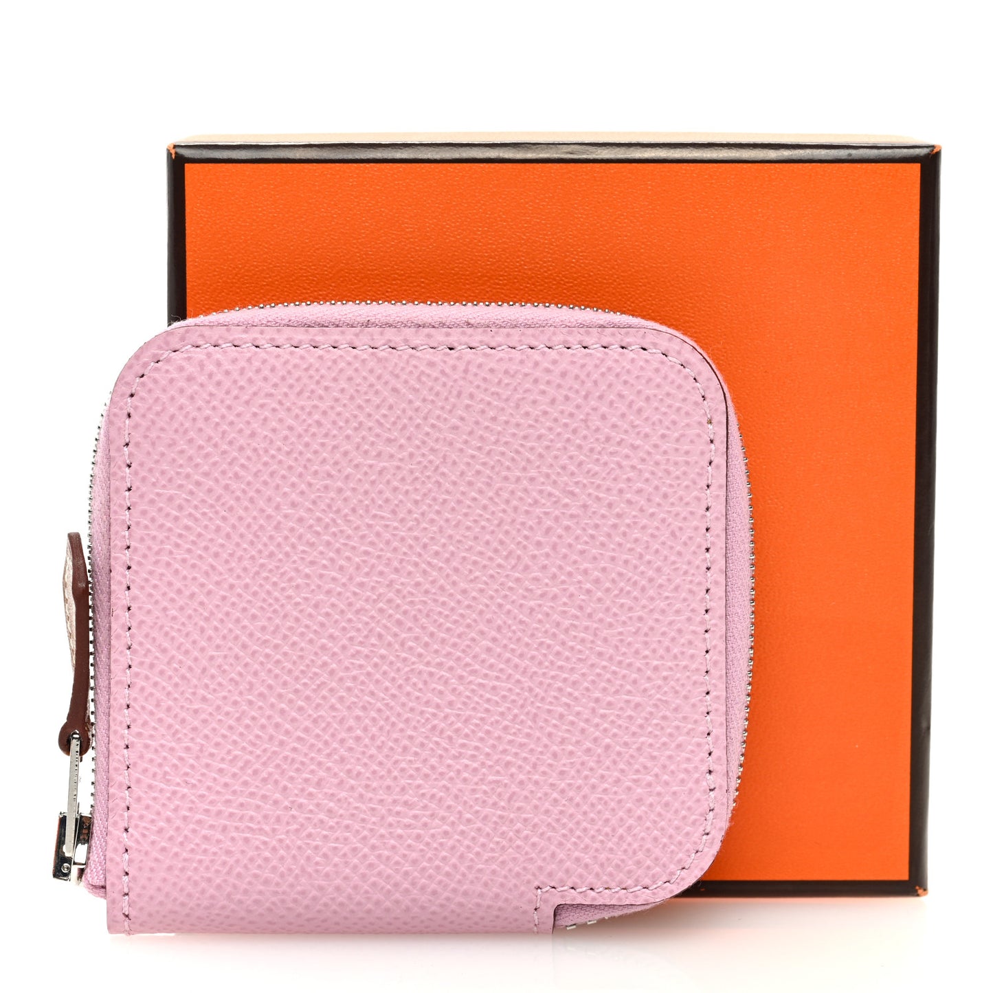 Epsom Silk'In Compact Wallet Mauve Sylvestre