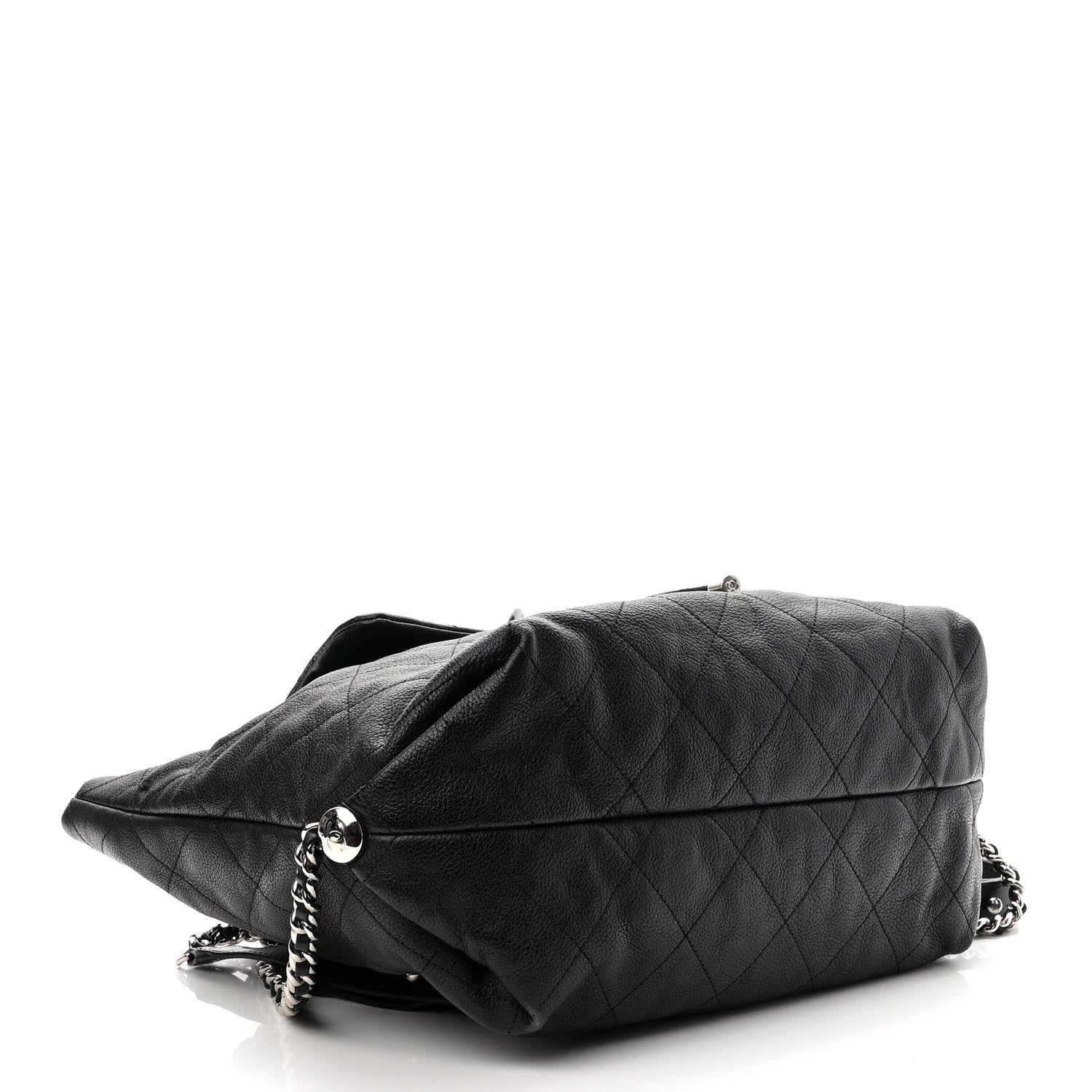 Chanel Grained Calfskin Stitched Braided With Style Backpack Black 4 of 10