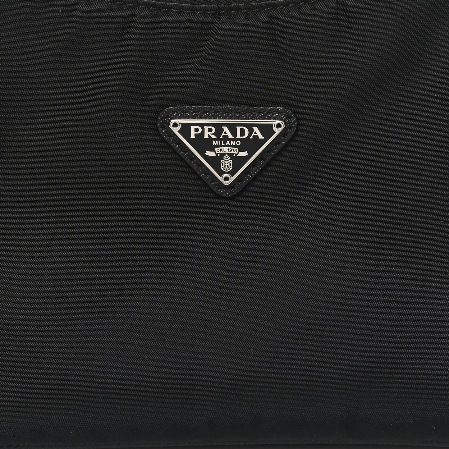 Tessuto Nylon Saffiano Mini Re-Edition 2005 Bag Black