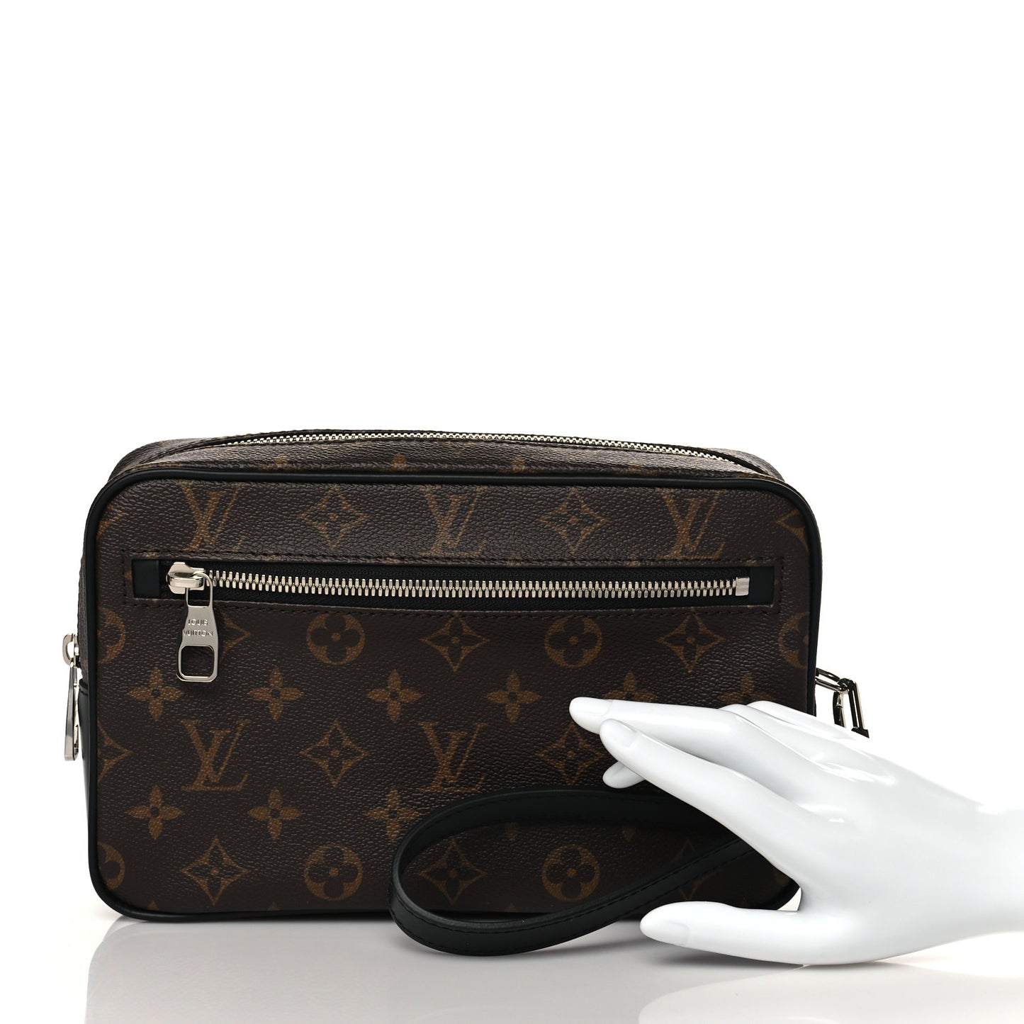 Monogram Macassar Kasai Clutch Black