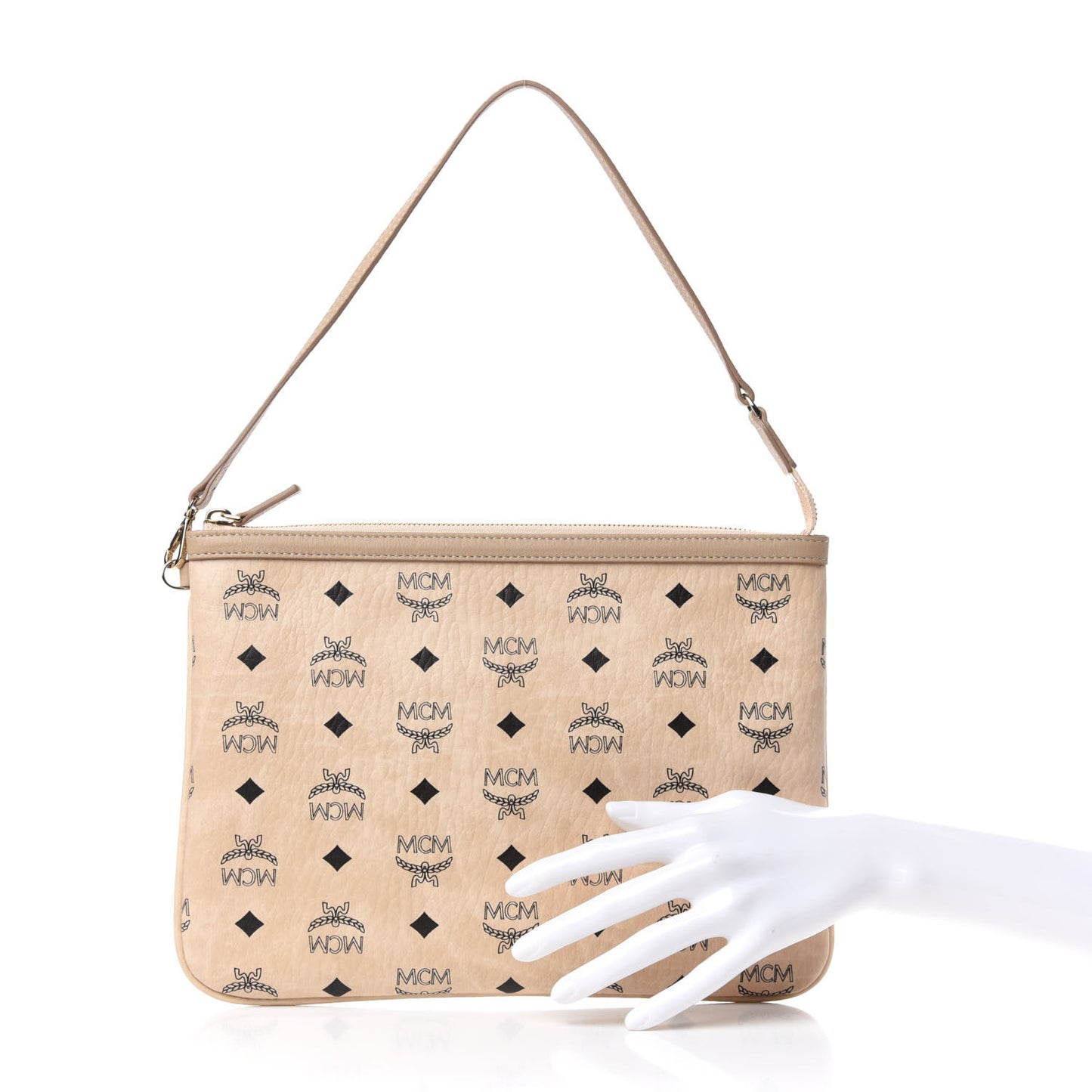 Visetos Liz Shopper Tote Pouch Beige